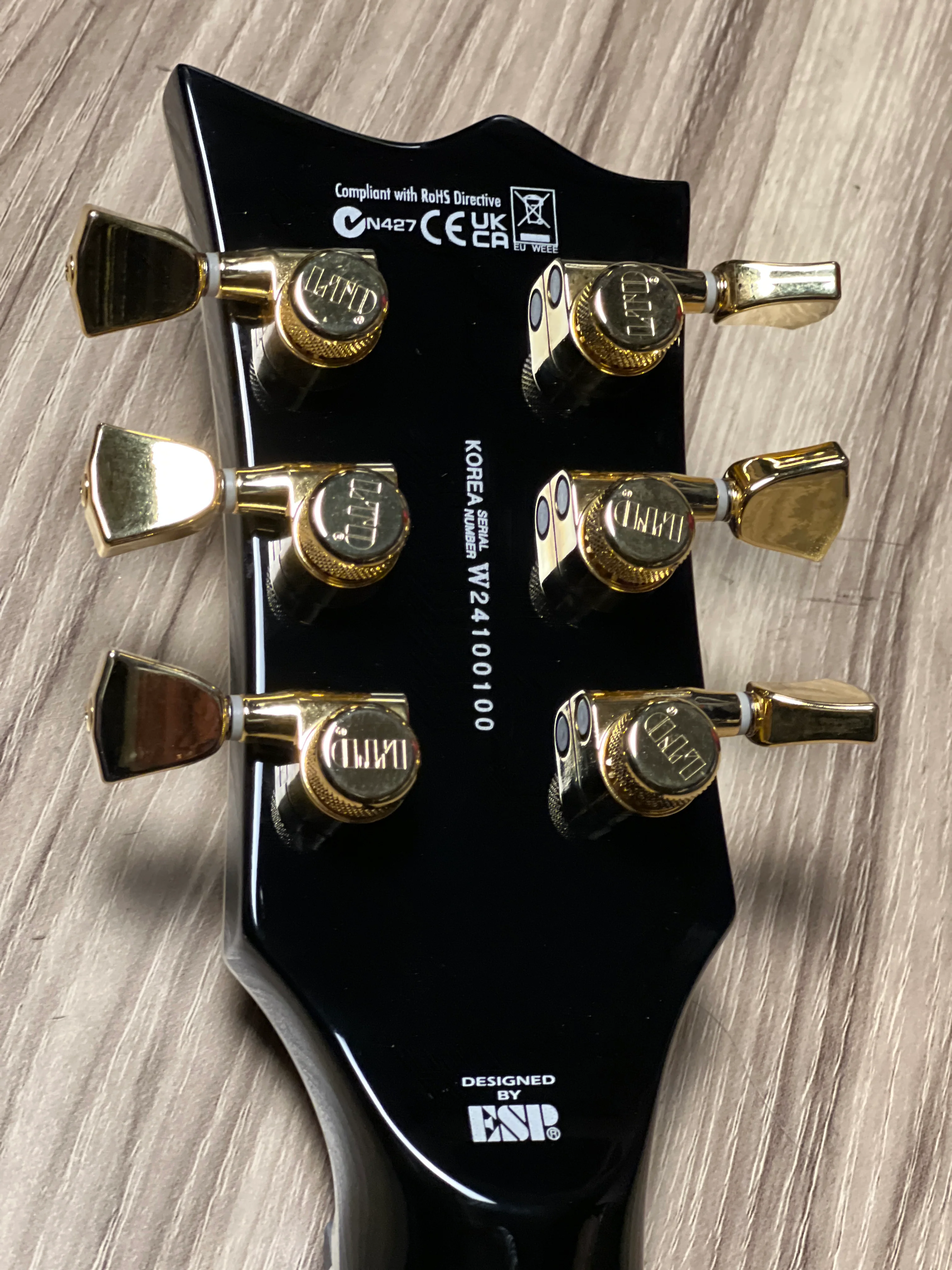 ESP LTD EC - 1000 in Black with Fishman Fluence - Image 6