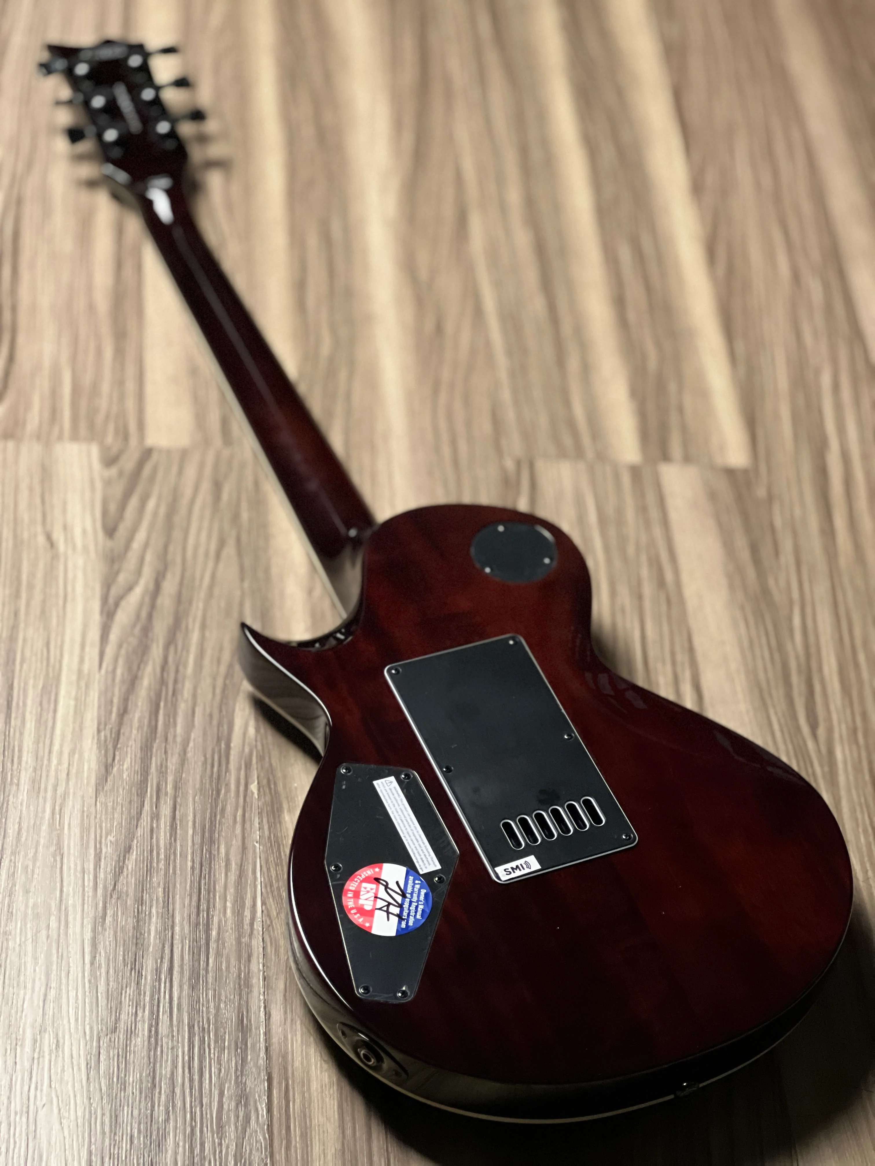 ESP LTD EC-1000 Evertune in Dark Brown Sunburst - Image 5