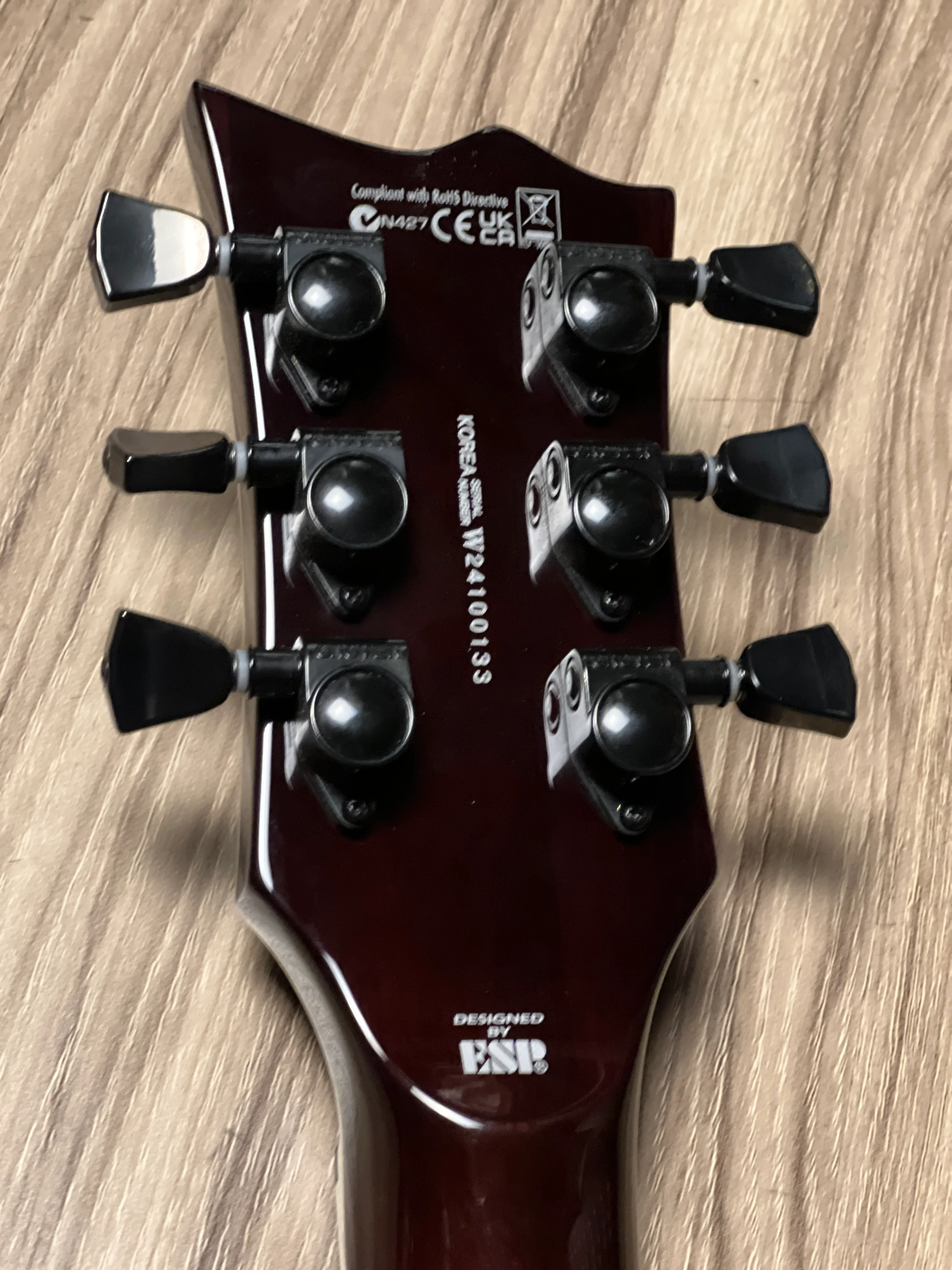 ESP LTD EC-1000 Evertune in Dark Brown Sunburst - Image 6