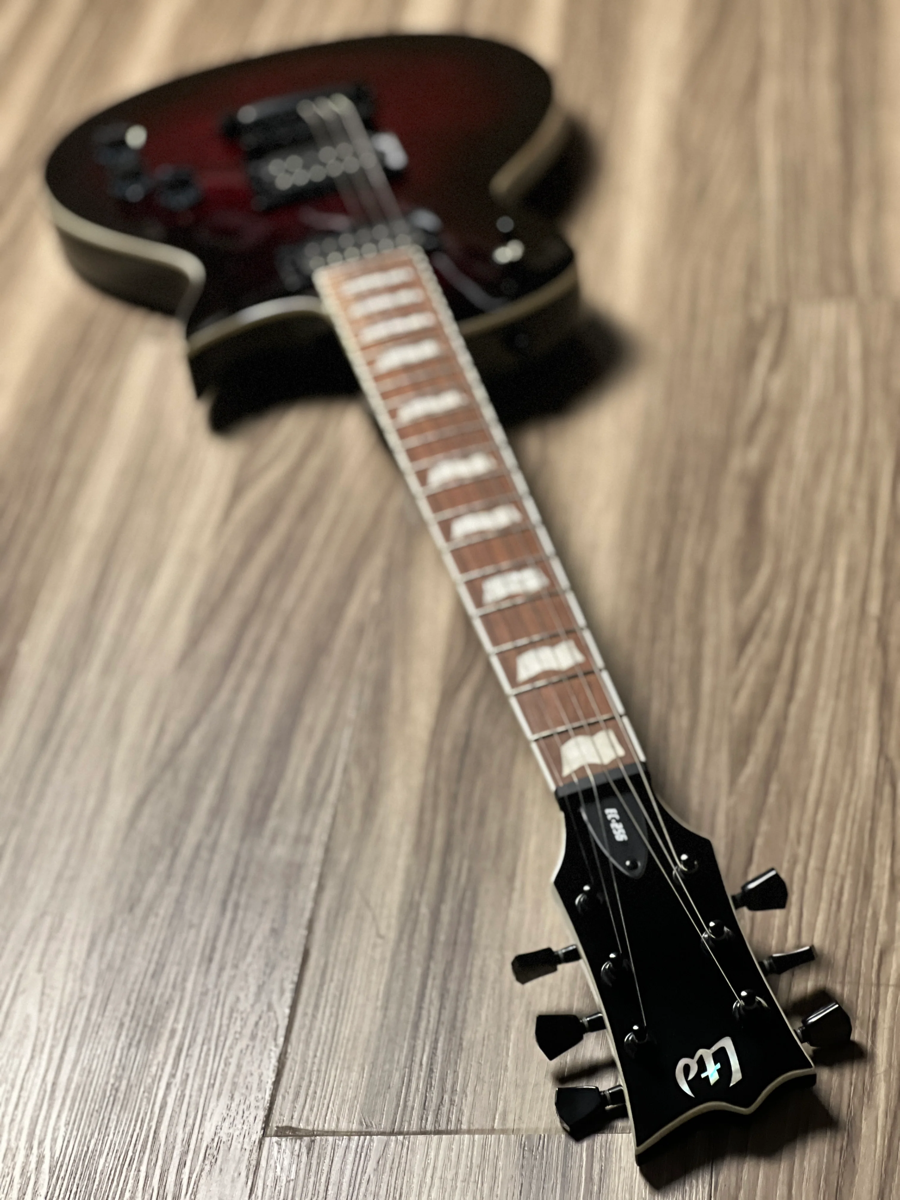 ESP LTD EC-256 QM See Thru In Black Cherry Sunburst W123070380 - Image 6