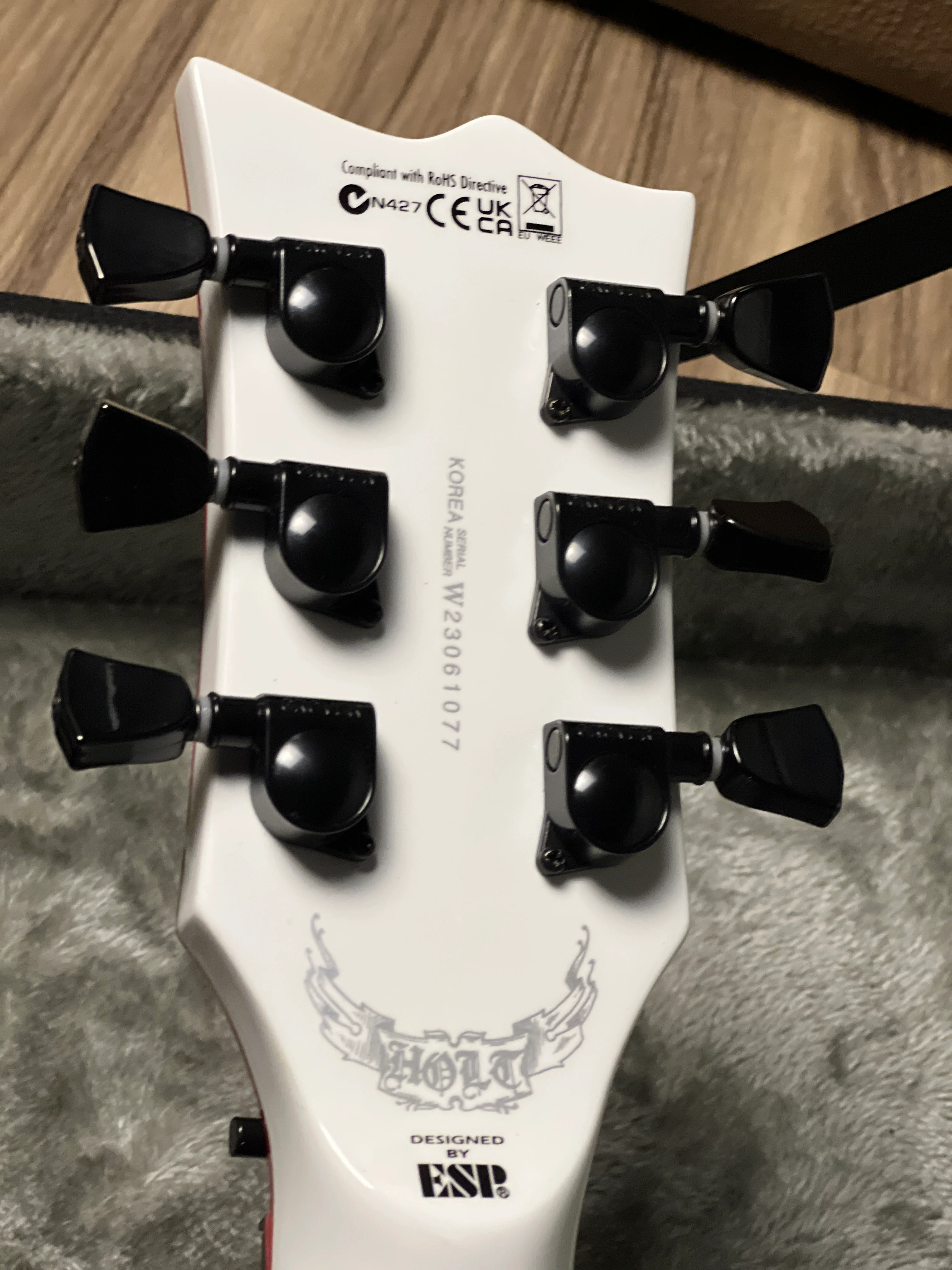 ESP LTD Signature Series Gary Holt GH-600 in Snow White W23061077 - Image 6