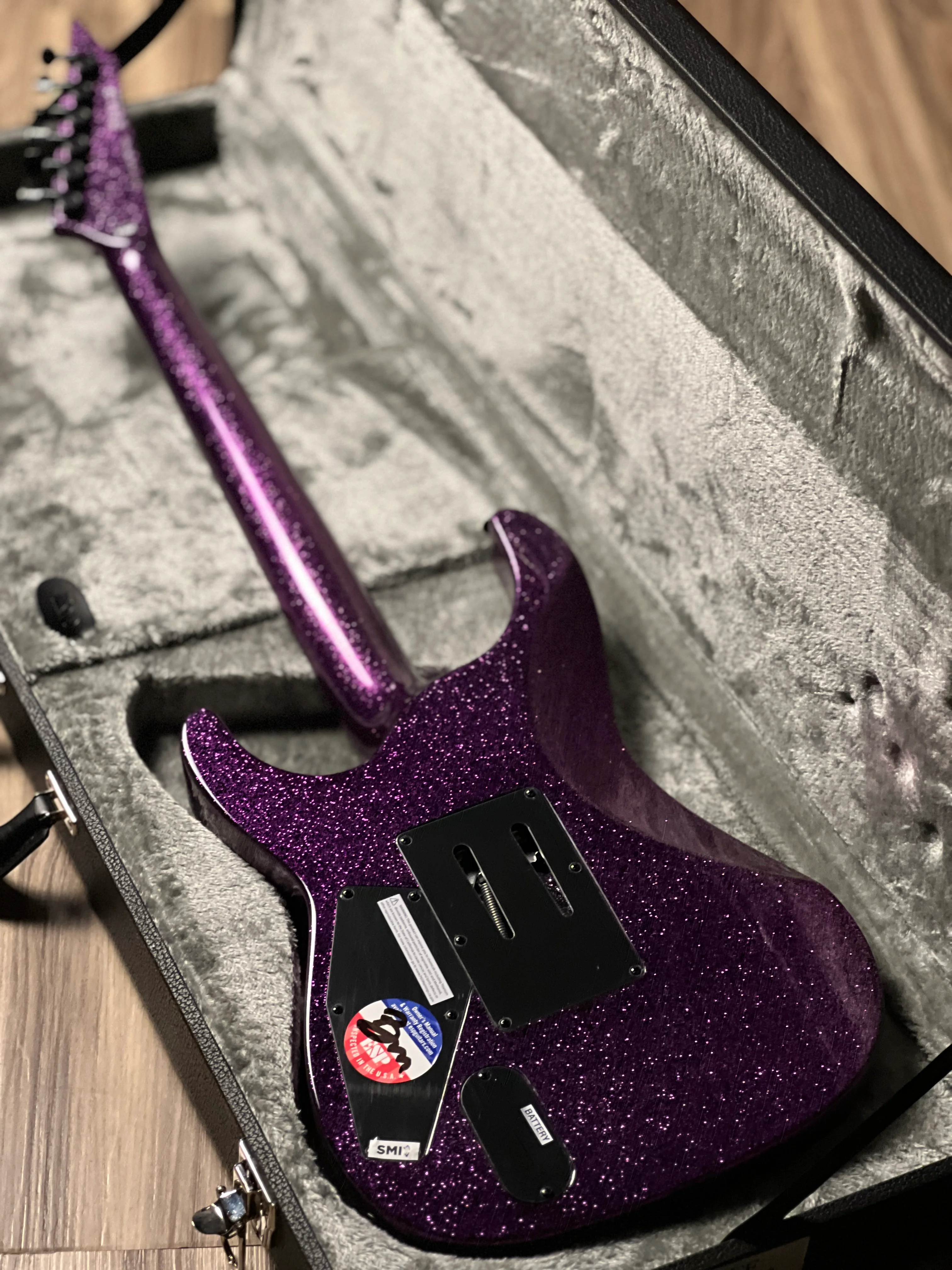 ESP LTD Kirk Hammett Signature KH-602  in Purple Sparkle W25010319 - Image 5