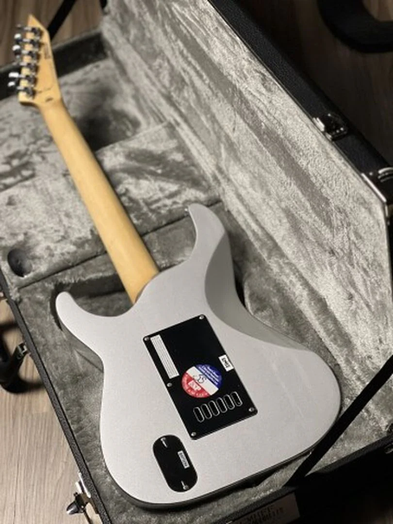 ESP LTD KS Ken Susi Signature M-6 EverTune in Metallic Silver - Image 4