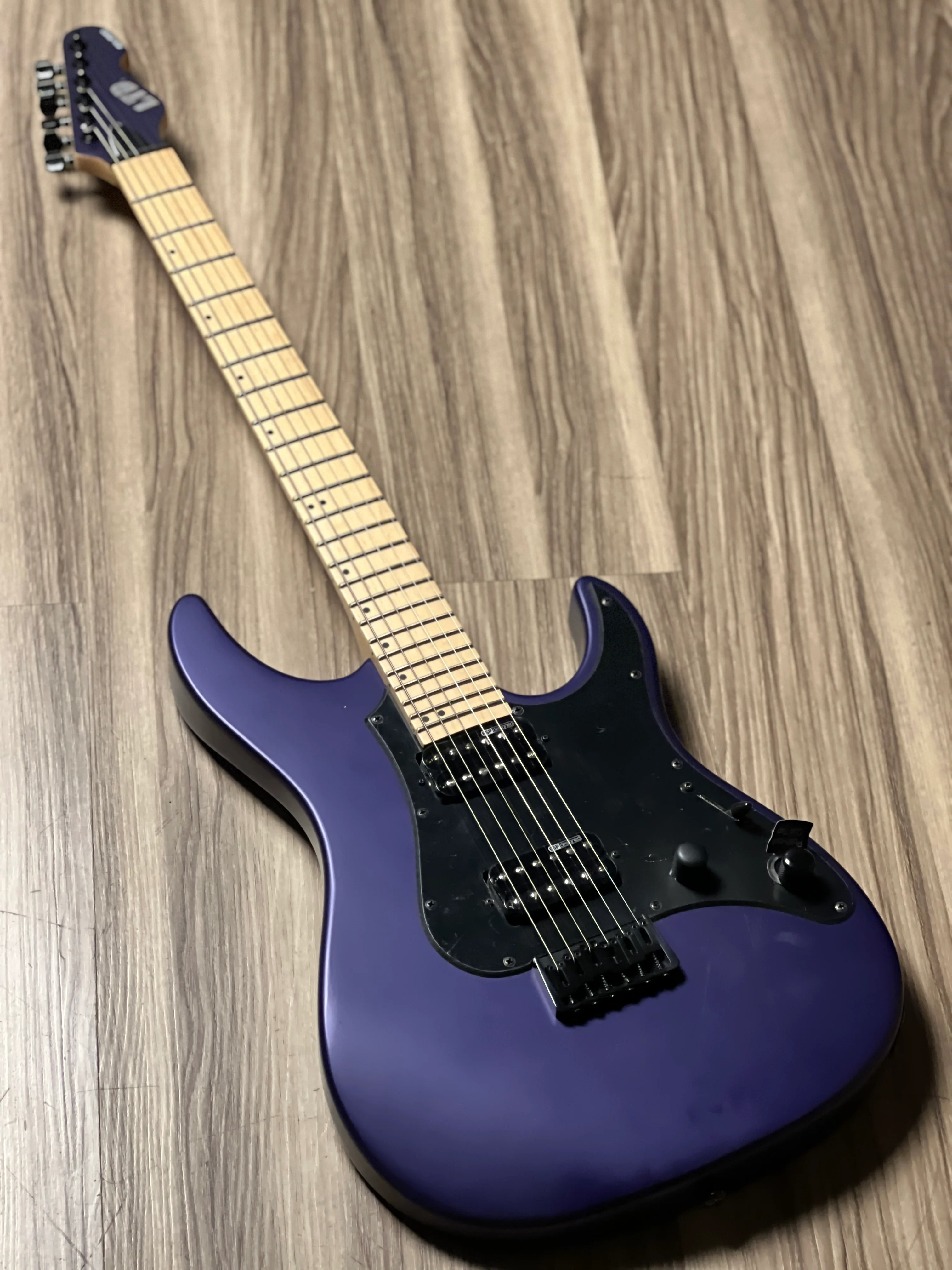 ESP LTD SN-200HT M In Dark Metallic Purple Satin - Image 2