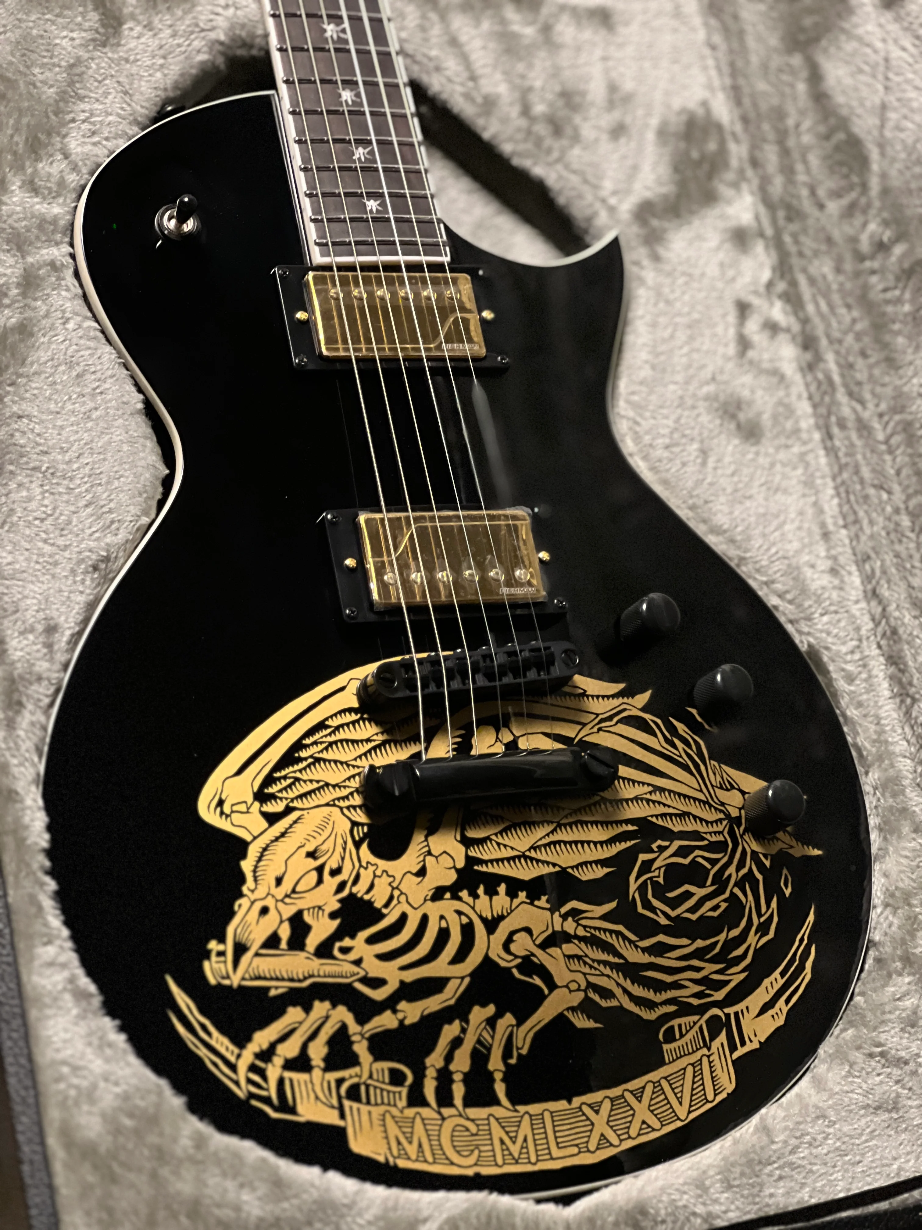ESP LTD Will Adler Warbird Signature in Black W24121520 - Image 3