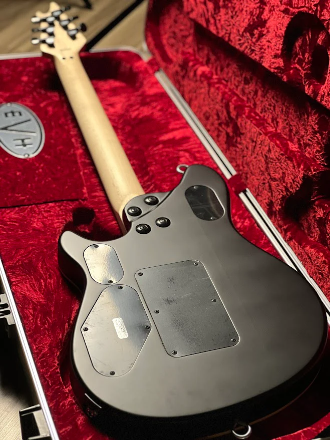 EVH Wolfgang MIJ Series Signature with Ebony FB in Stealth - Image 5