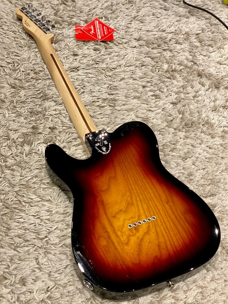 Fender `72 Telecaster Thinline 3 Color Sunburst - Image 4