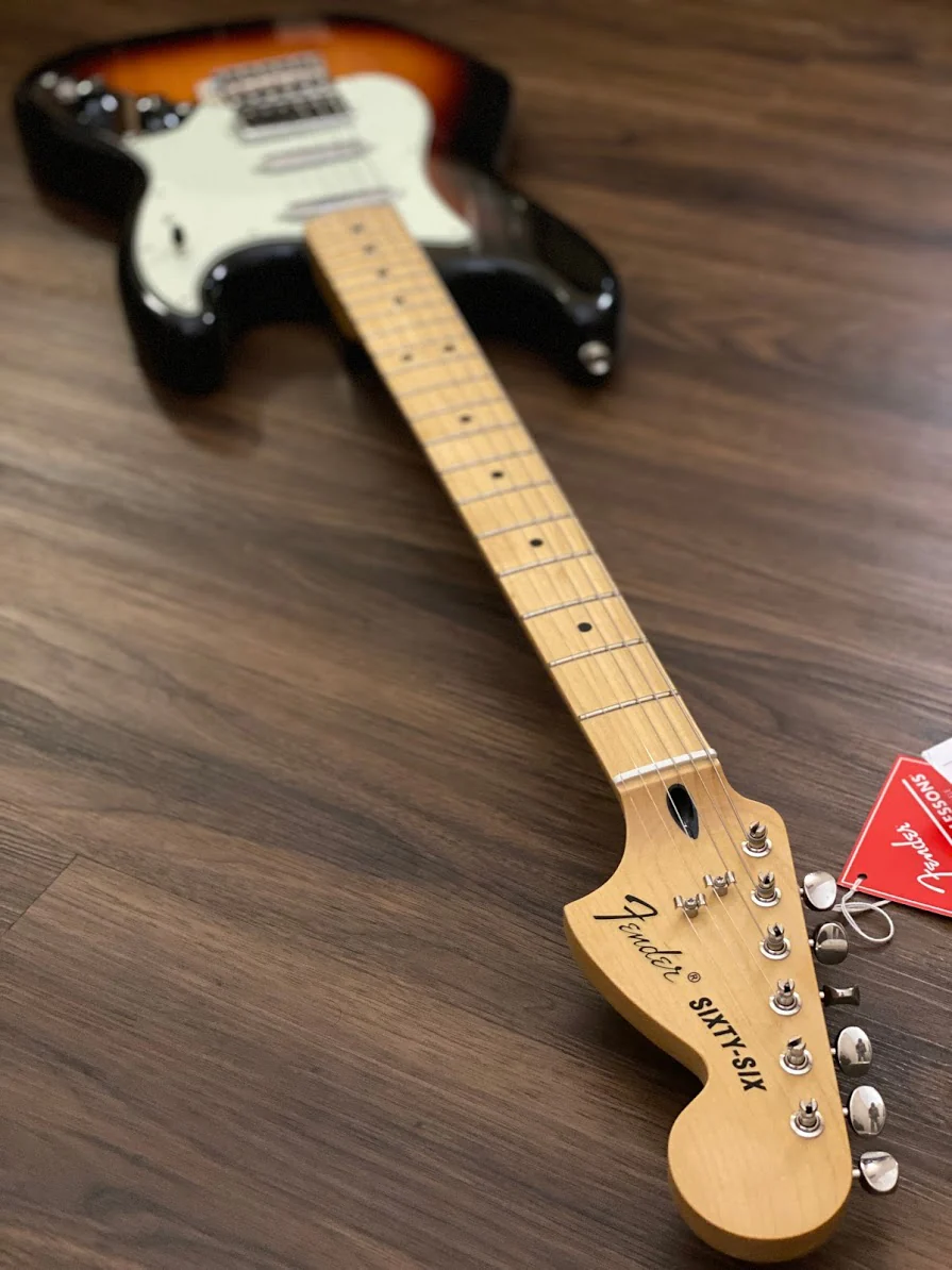 Fender Alternate Reality Sixty Six in 3 Tone Sunburst - Image 3