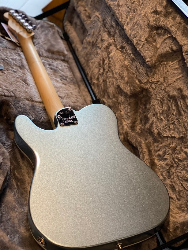 Fender American Elite Telecaster Thinline MN - Mystic Ice Blue - Image 3