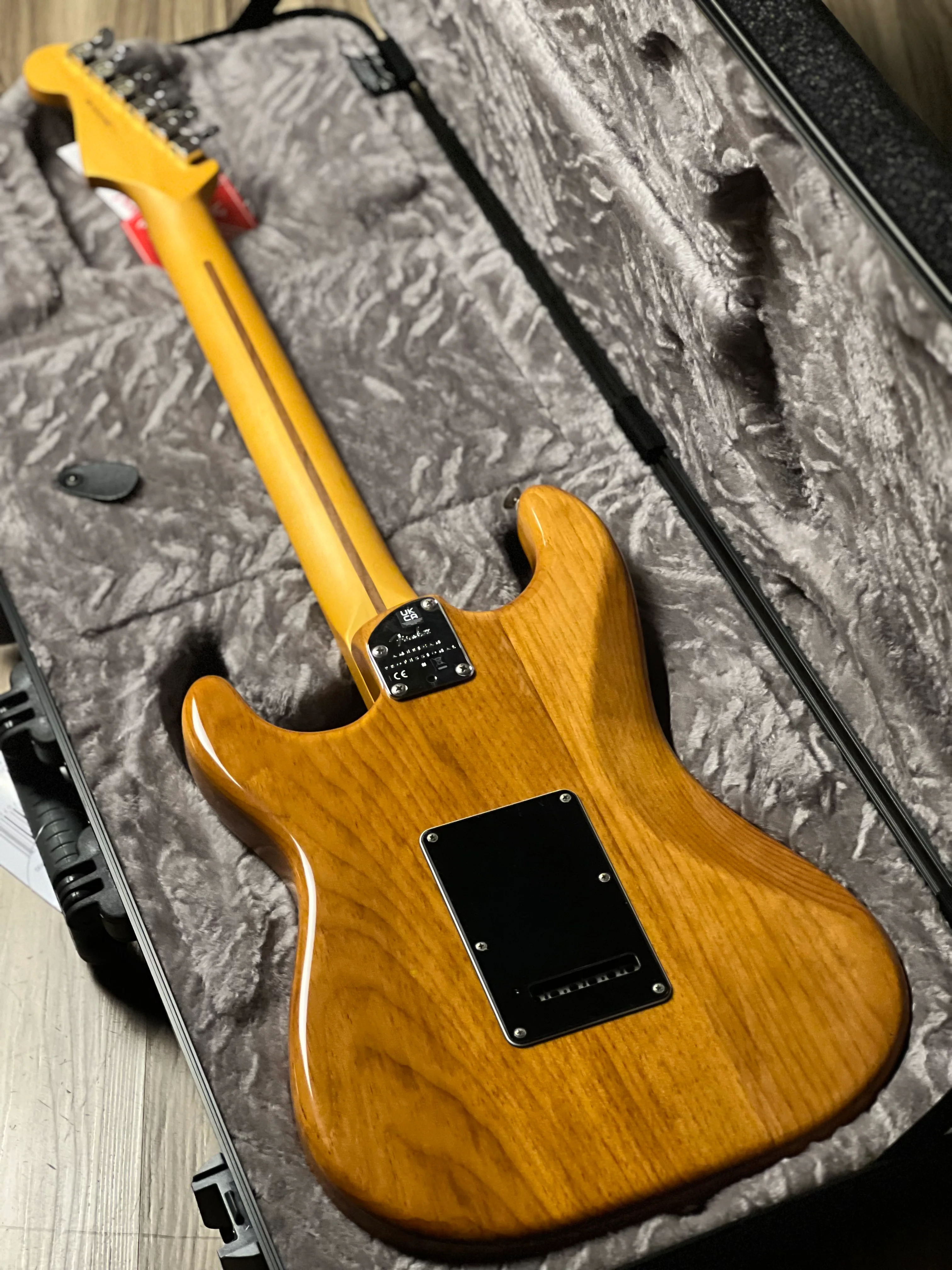 Fender American Professional II HSS Stratocaster with Maple FB in Roasted Pine US23077960 - Image 5