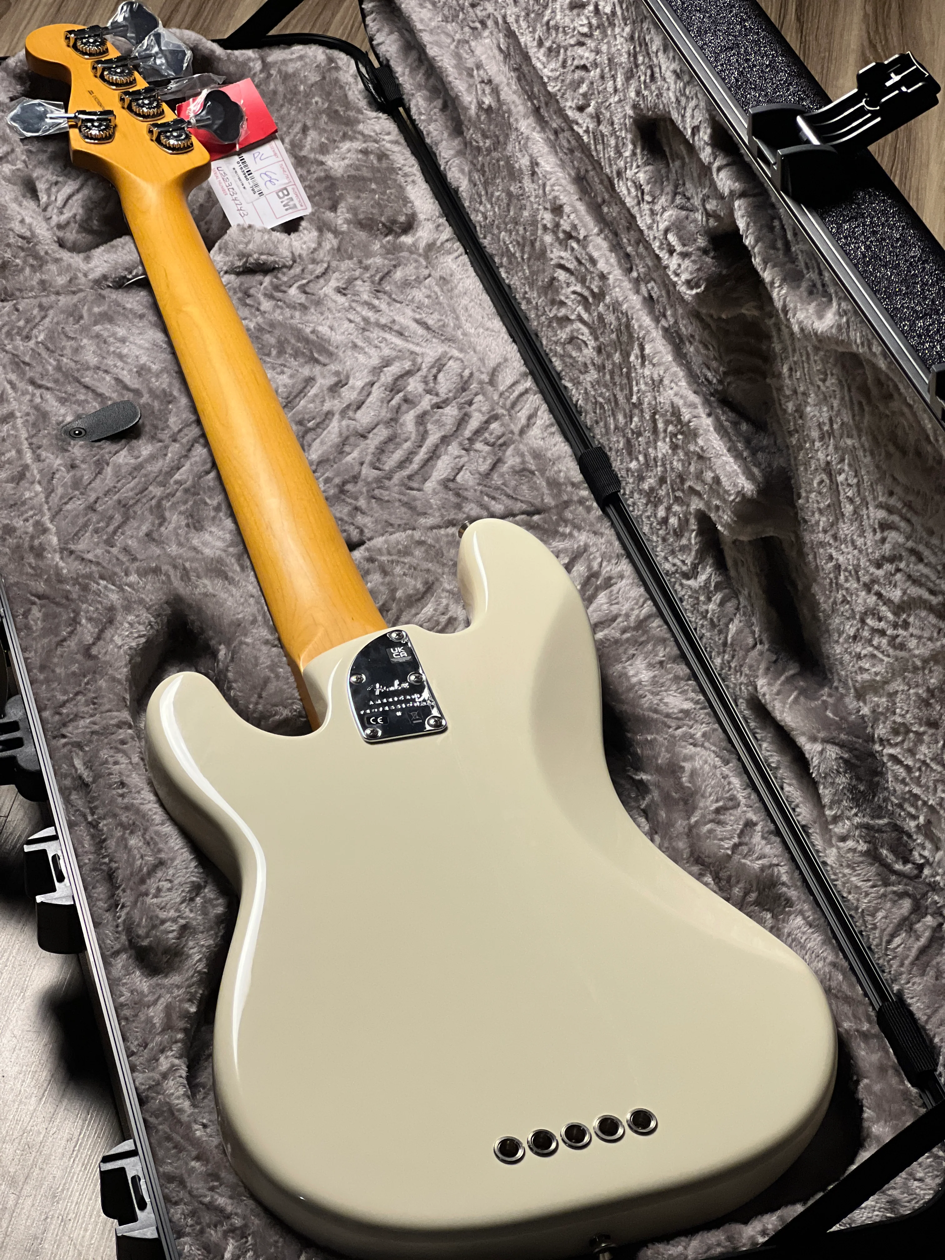 Fender American Professional II Precision Bass V with Rosewood FB in Olympic White - Image 5