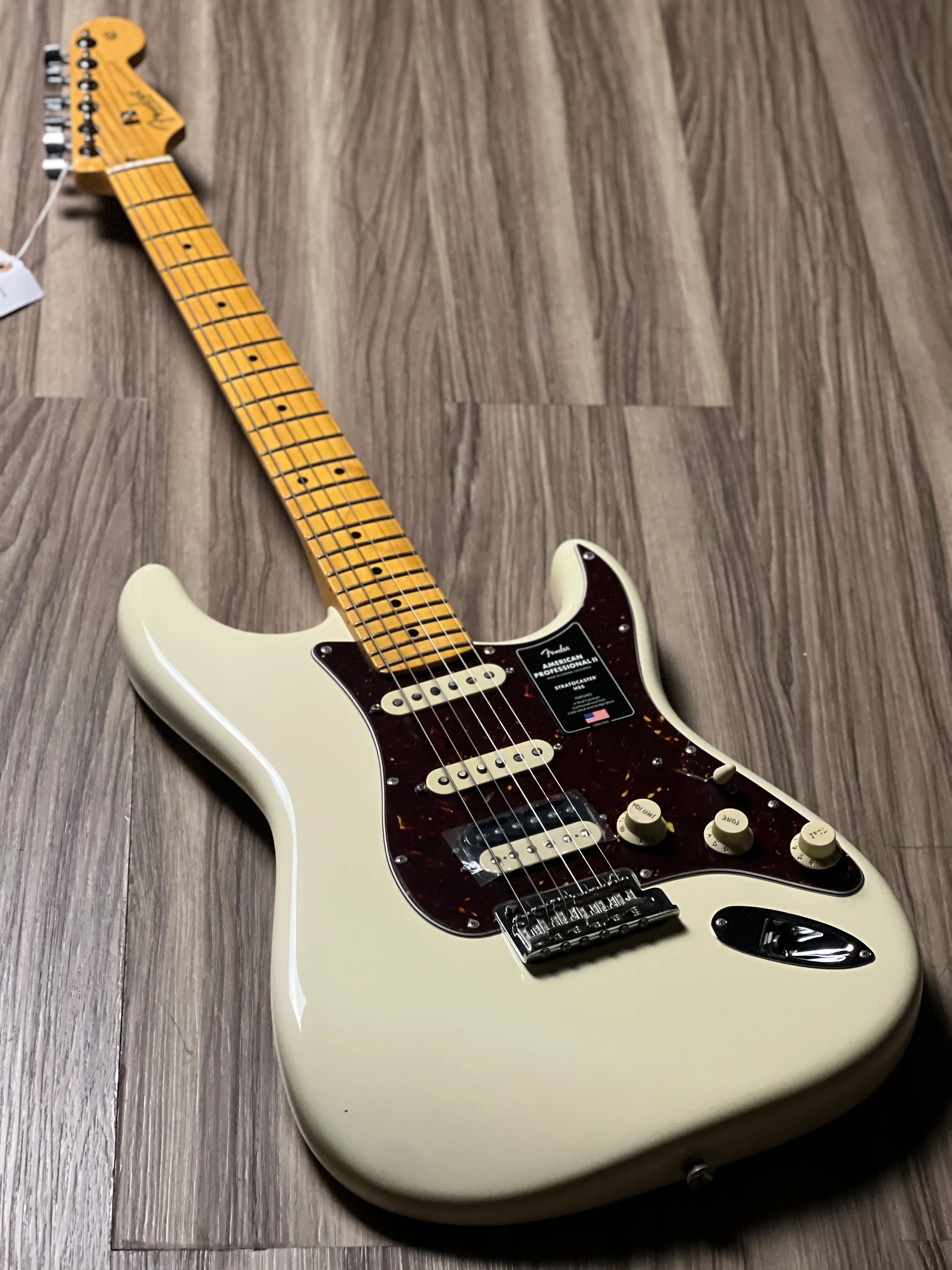 Fender American Professional II Stratocaster HSS Maple FB in Olympic White US23000841 - Image 8
