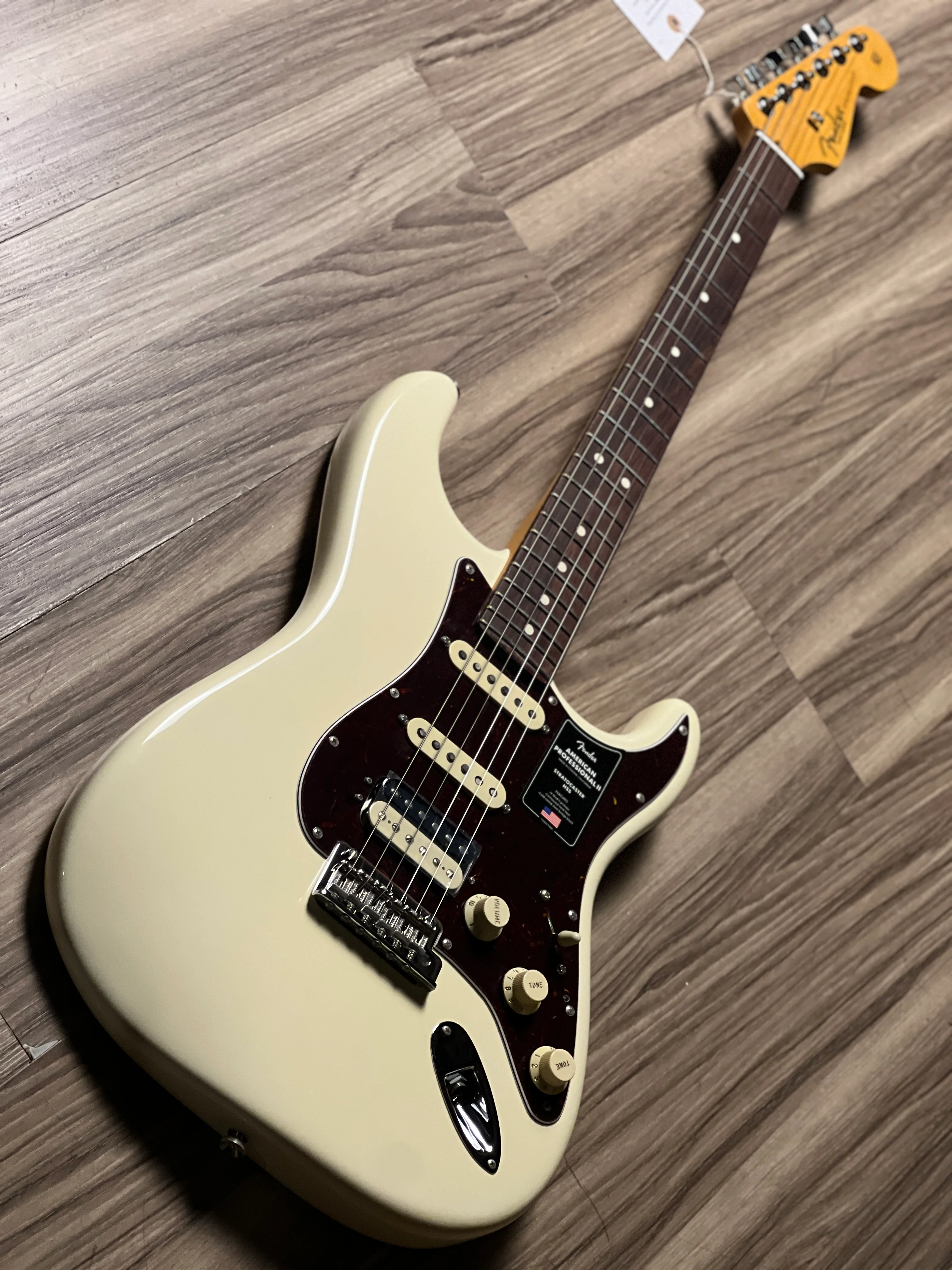 Fender American Professional II Stratocaster HSS Rosewood FB - Olympic White US23035627 - Image 9