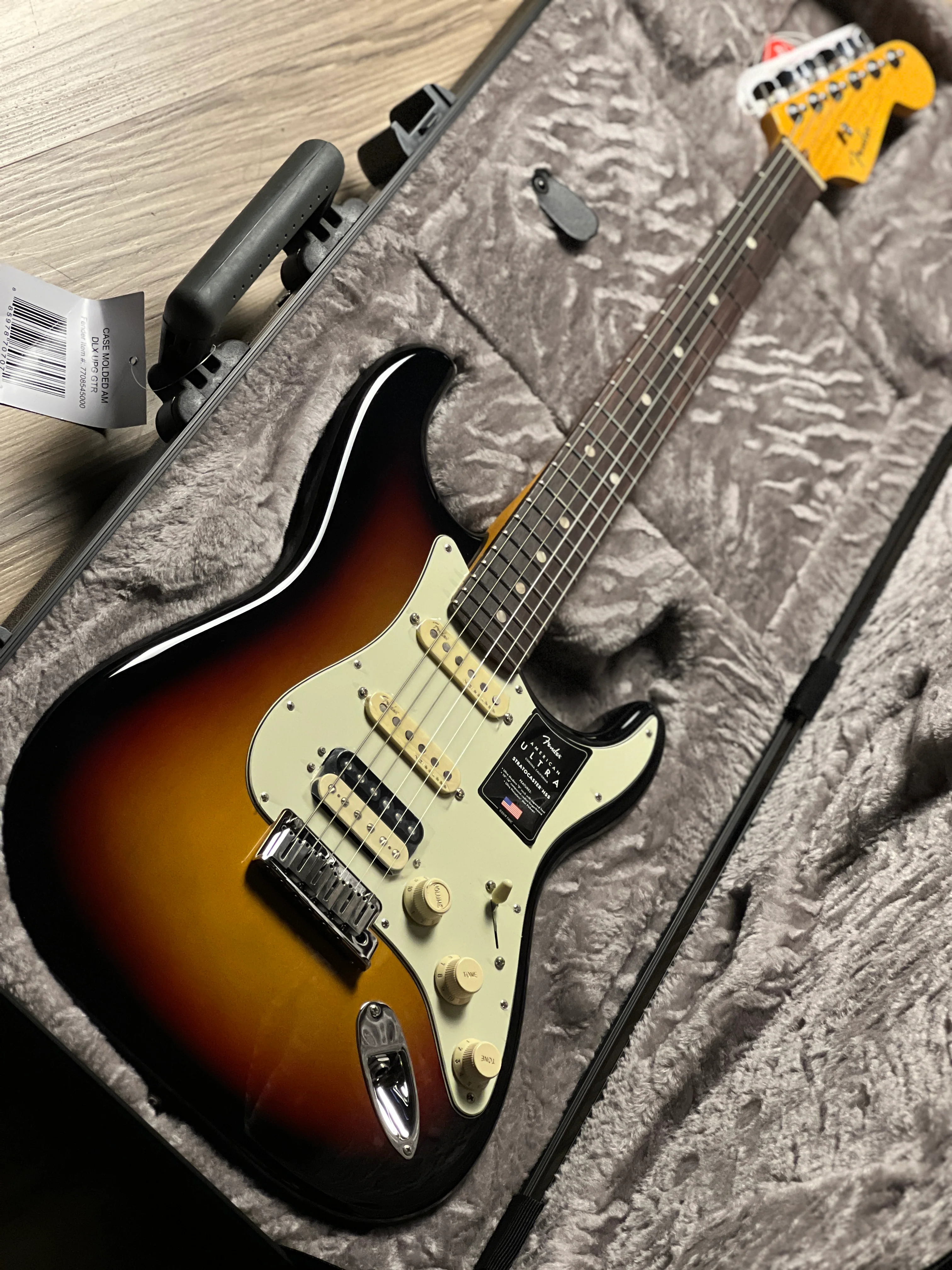 Fender American Ultra HSS Stratocaster with Rosewood FB in Ultraburst US23029194 - Image 2
