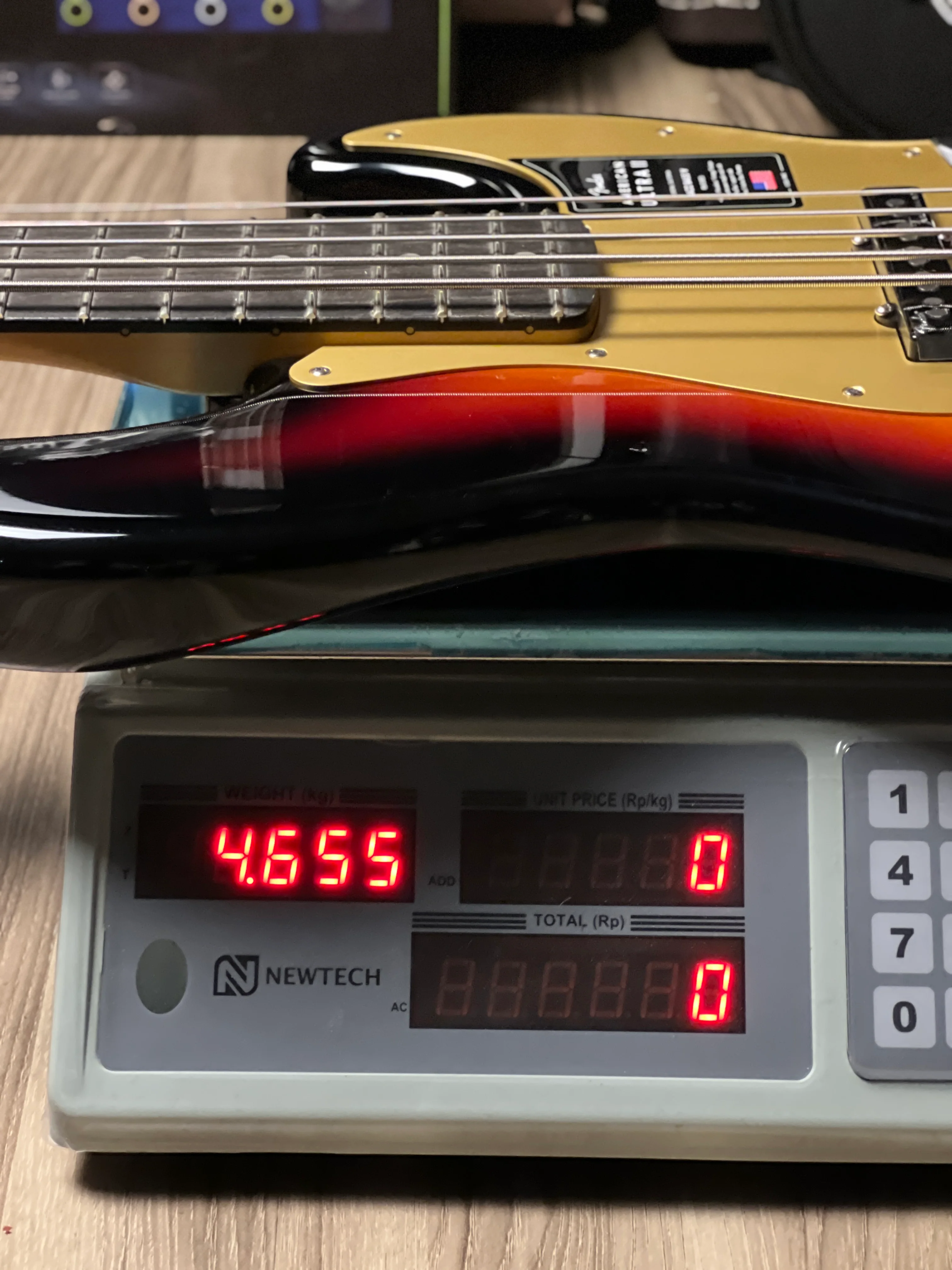 Fender American Ultra II Jazz Bass V Guitar with Ebony FB in Ultraburst - Image 11