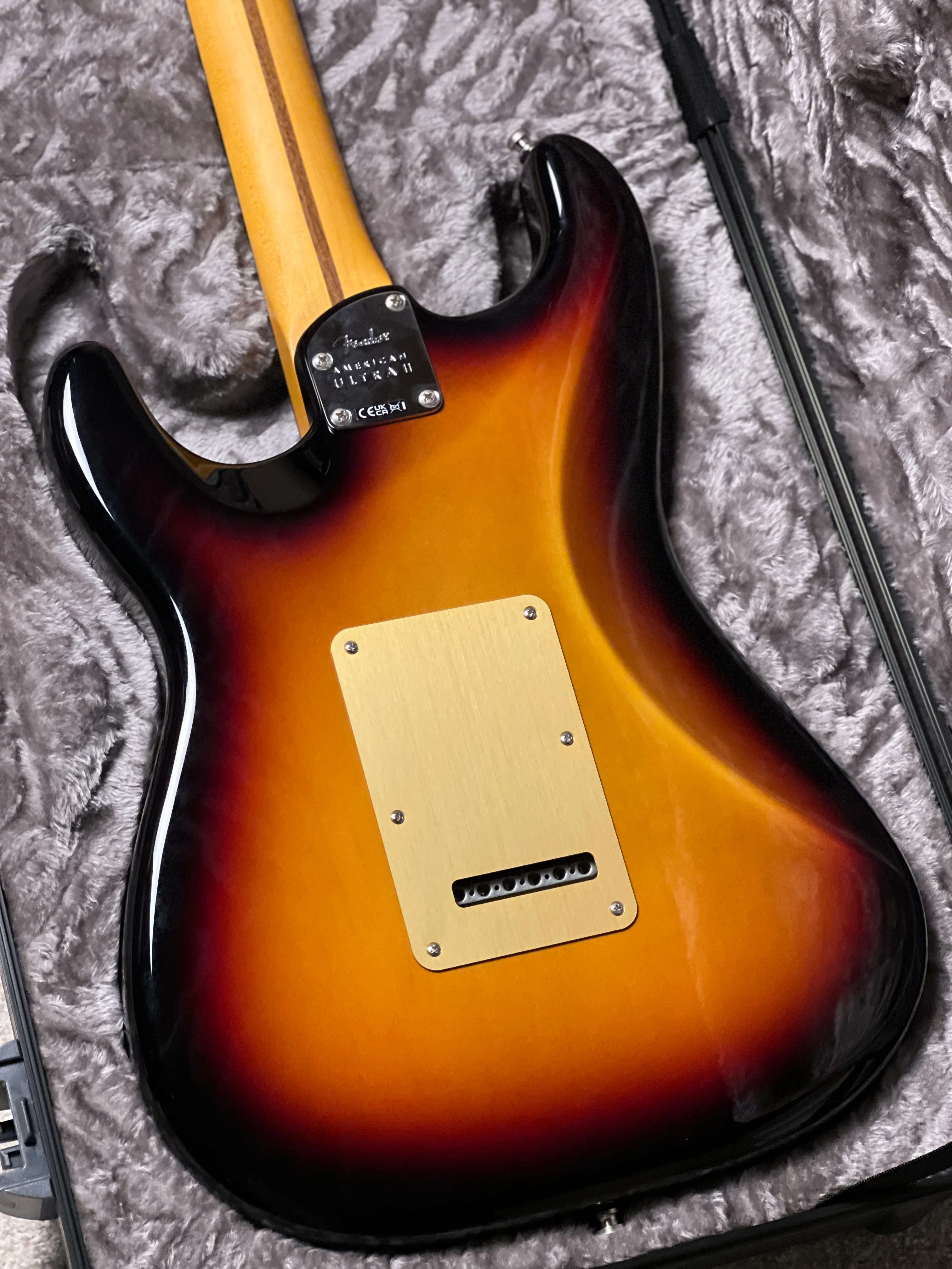 Fender American Ultra II Stratocaster HSS with Ebony FB in Ultraburst US240020831 - Image 5