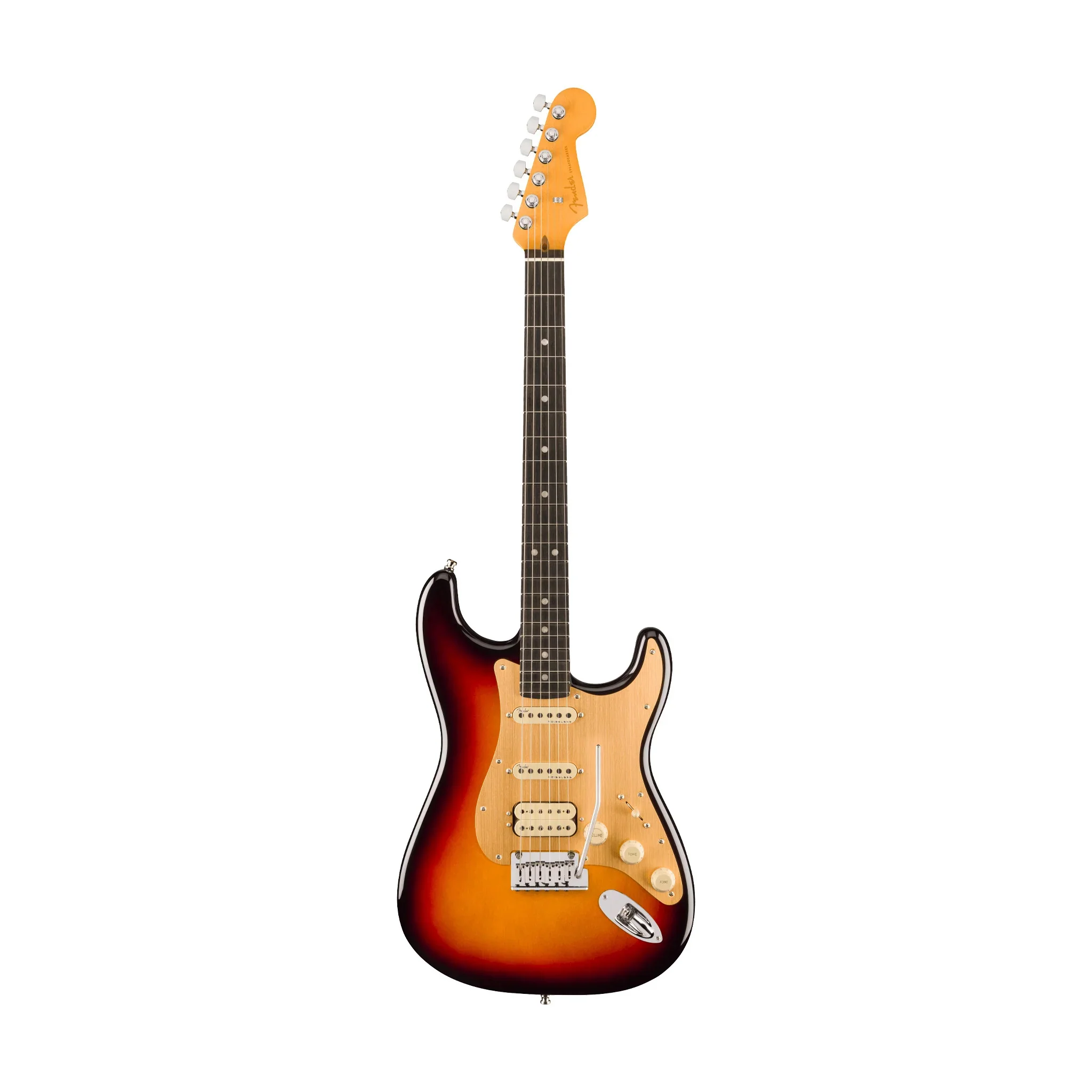 Fender American Ultra II Stratocaster HSS with Ebony FB in Ultraburst US240042659 - Image 10
