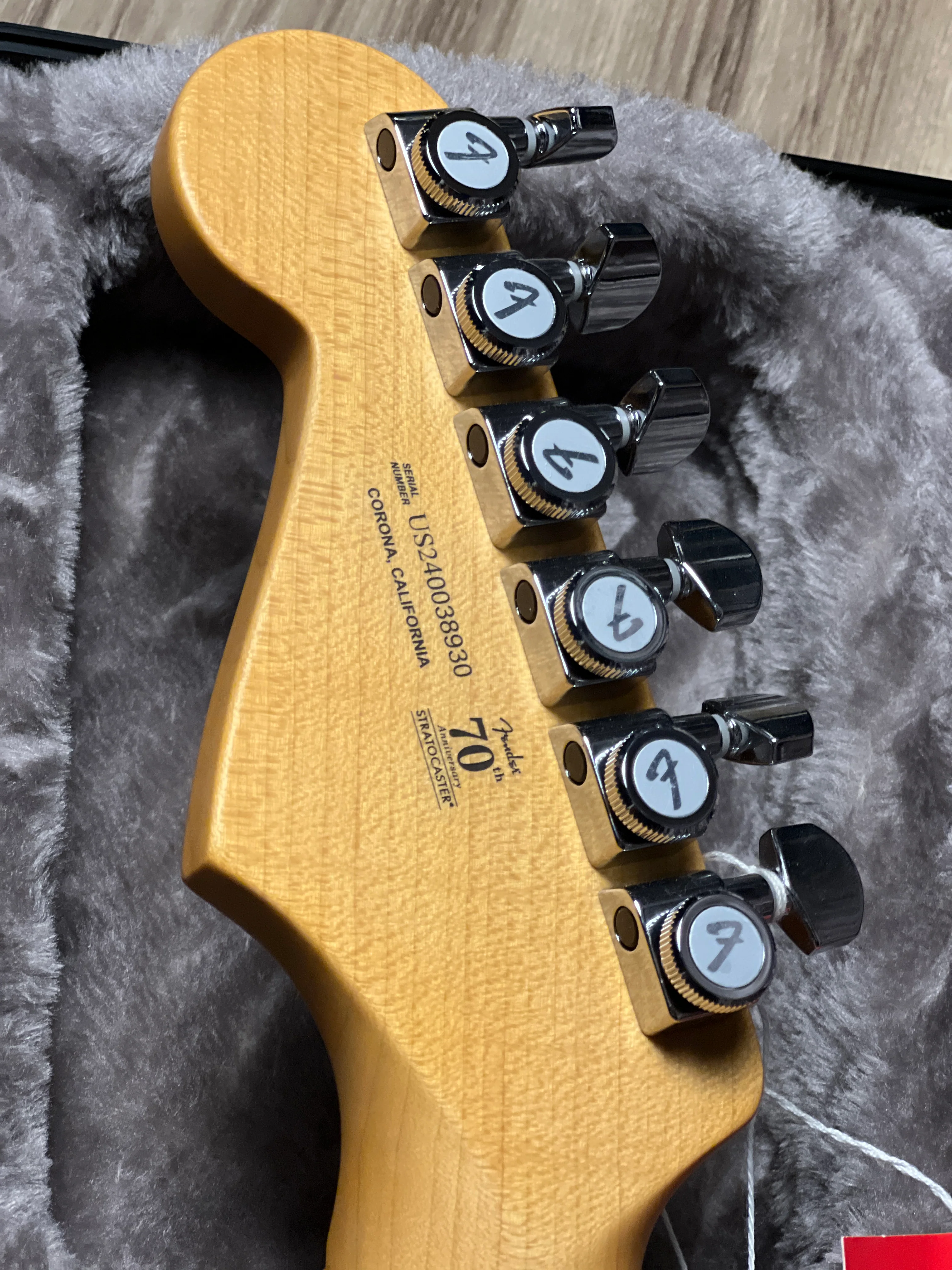Fender American Ultra II Stratocaster HSS with Maple FB in Sinister Red US240038930 - Image 6