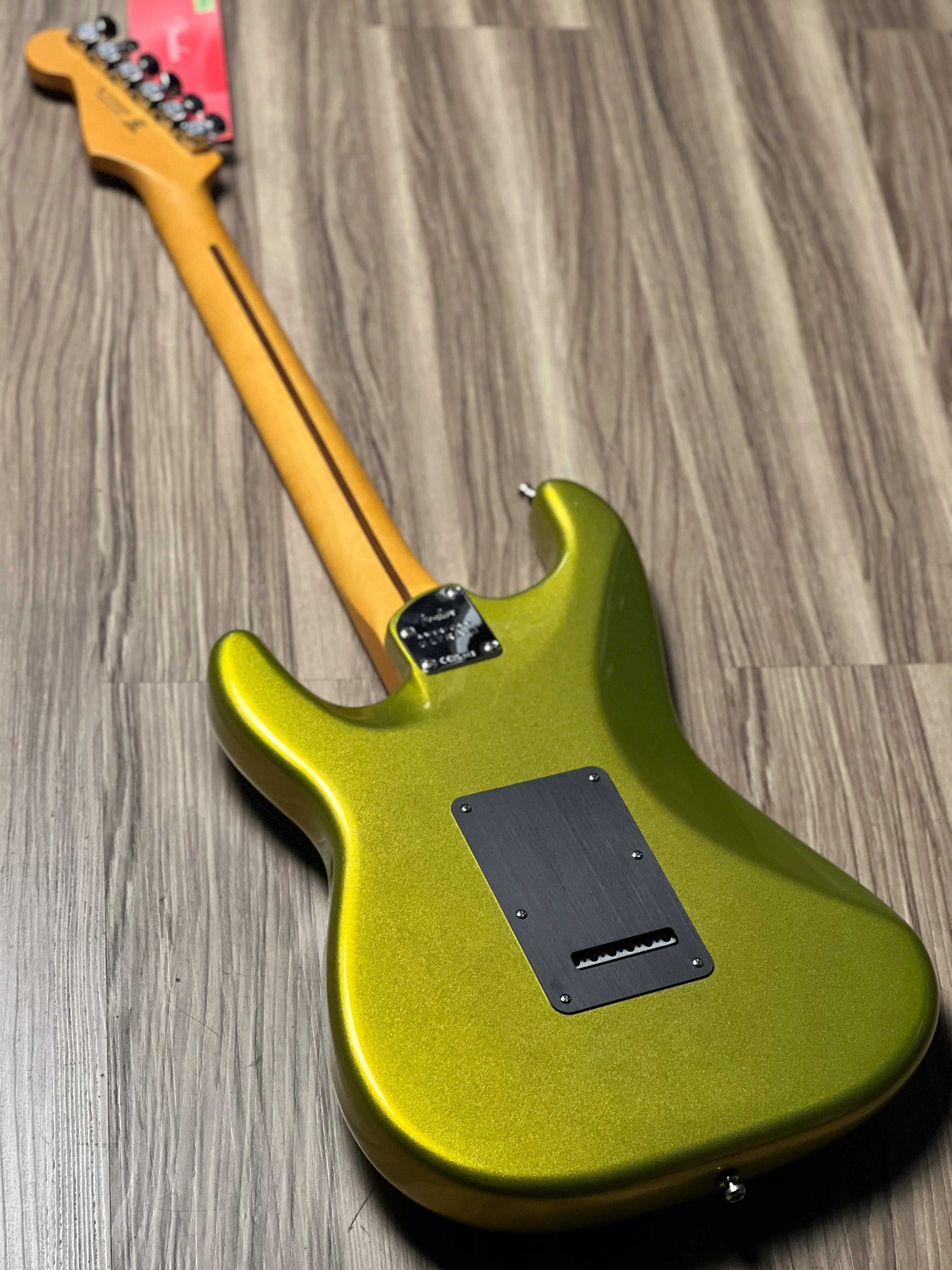 Fender American Ultra II Stratocaster HSS with Maple FB in Solar Flare - Image 11