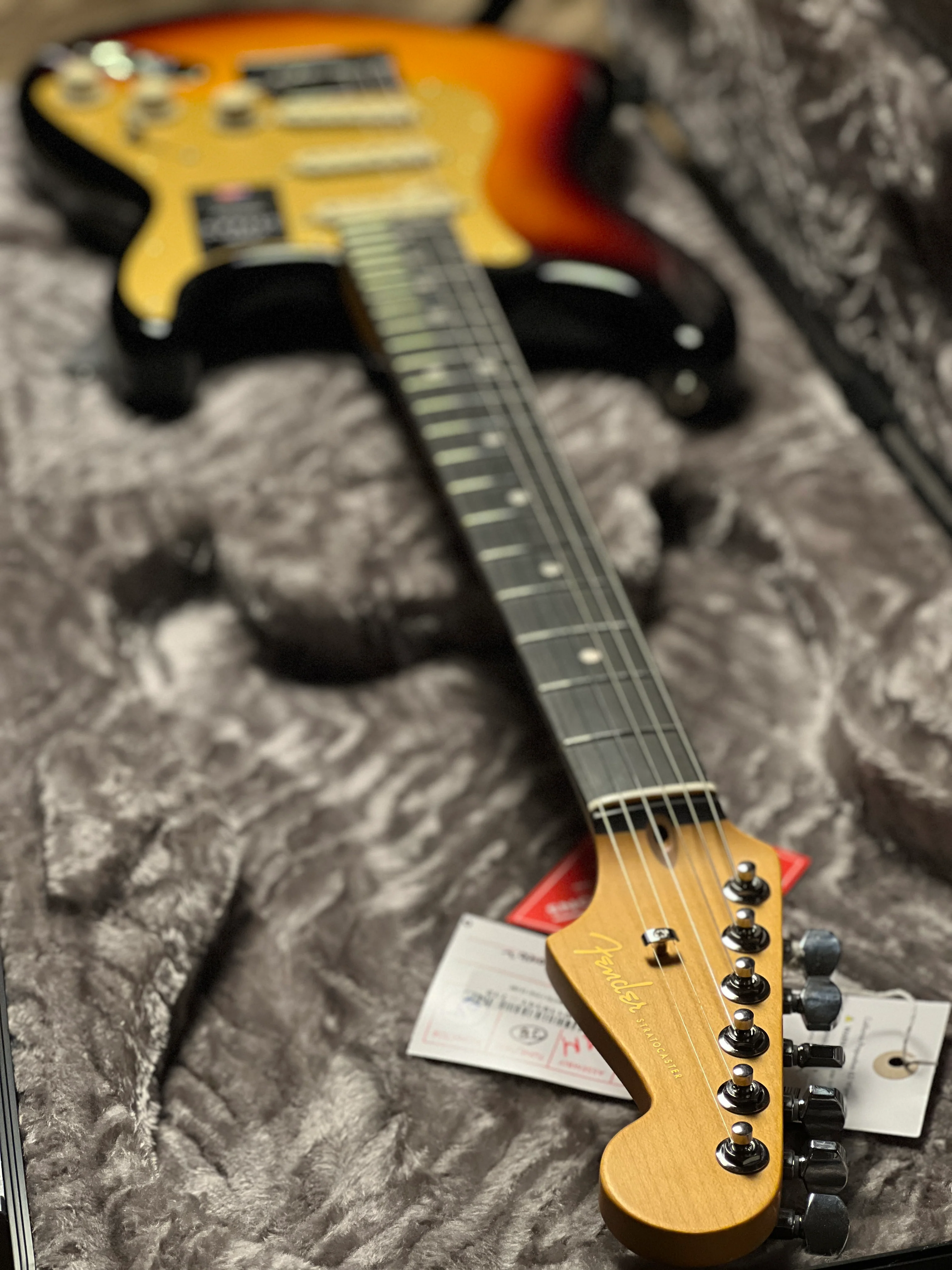 Fender American Ultra II Stratocaster with Ebony FB in Ultraburst US240020462 - Image 8