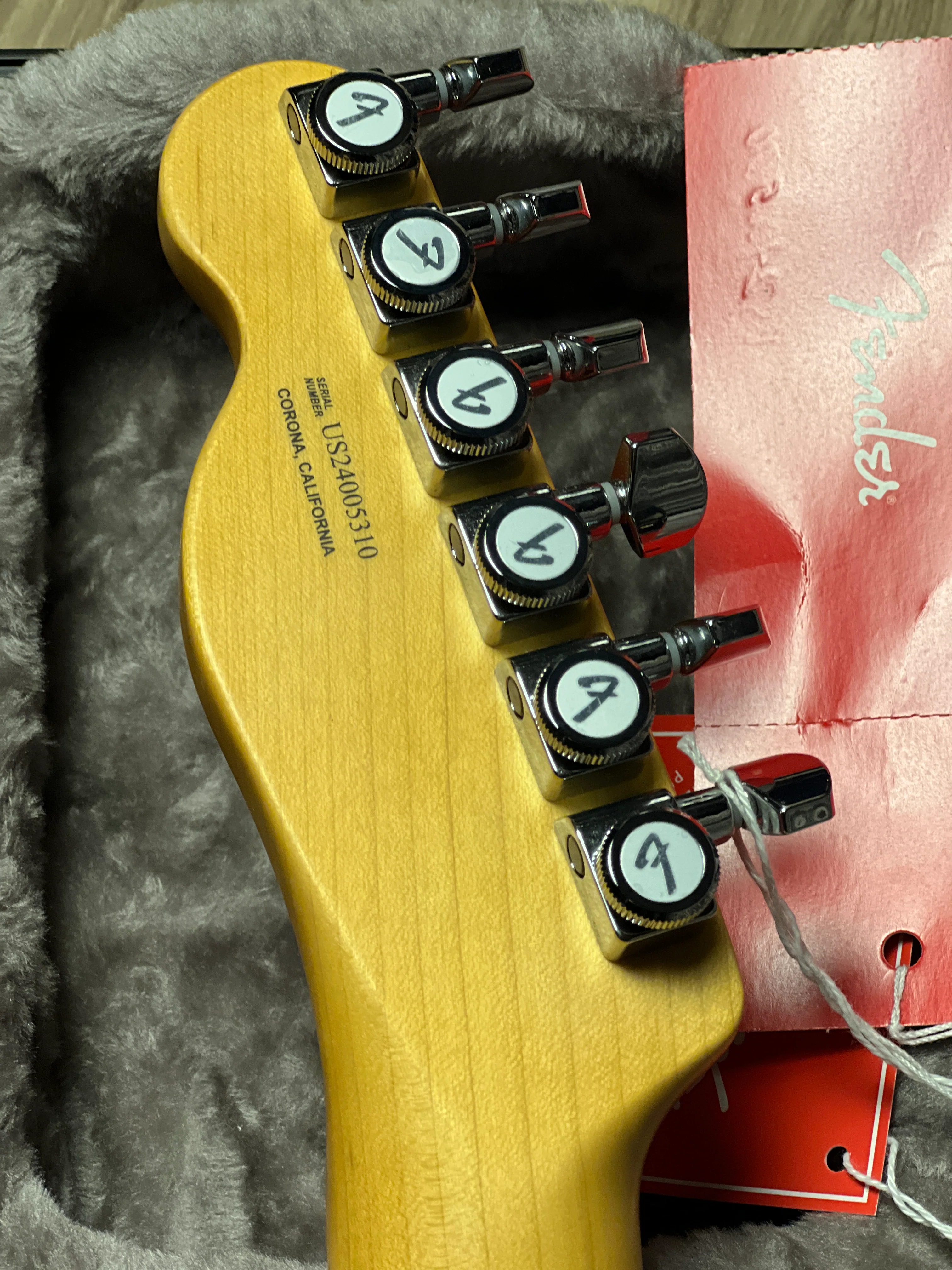 Fender American Ultra II Telecaster with Maple FB in Avalanche US24005310 - Image 6