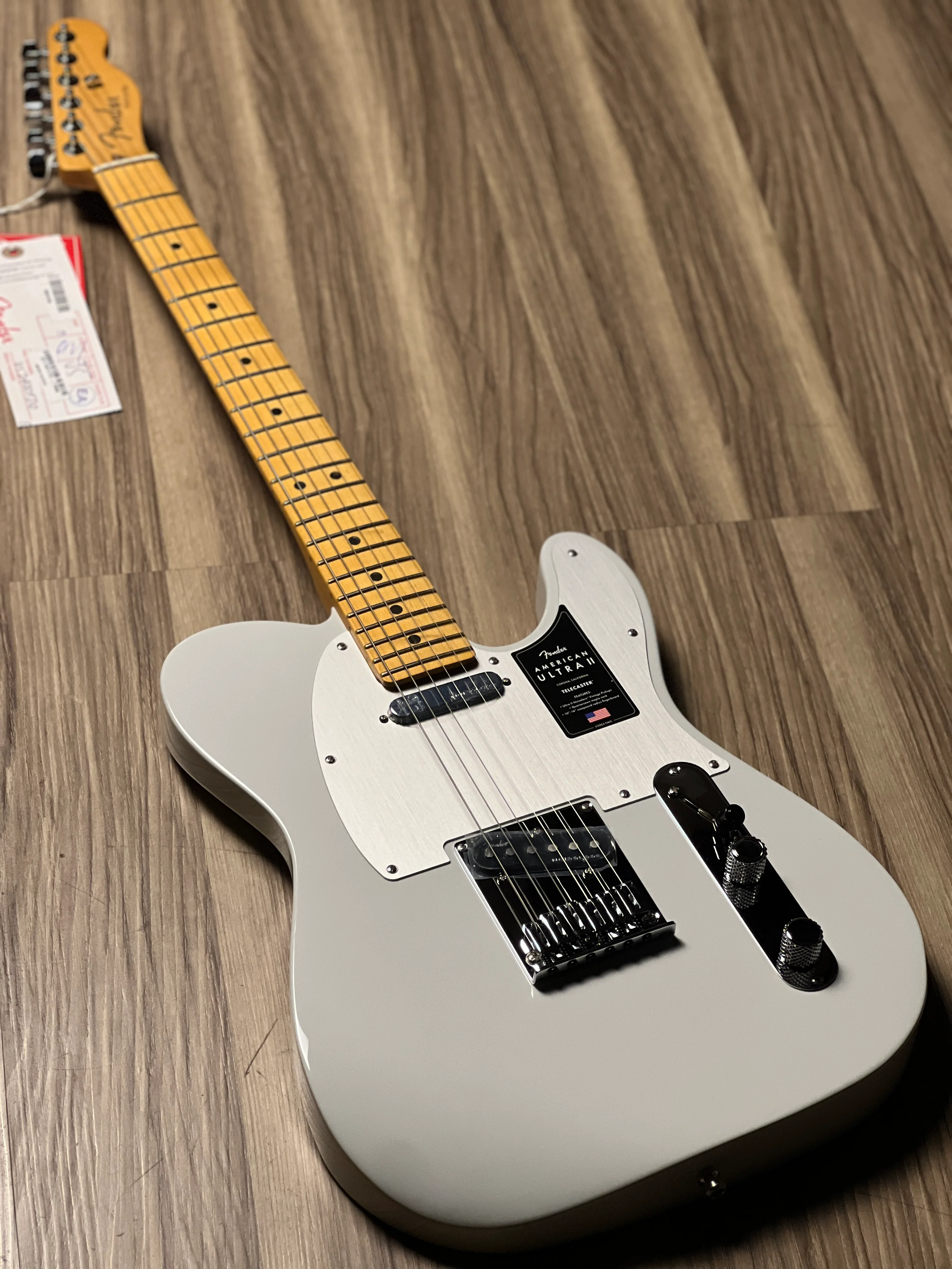 Fender American Ultra II Telecaster with Maple FB in Avalanche US24005310 - Image 8