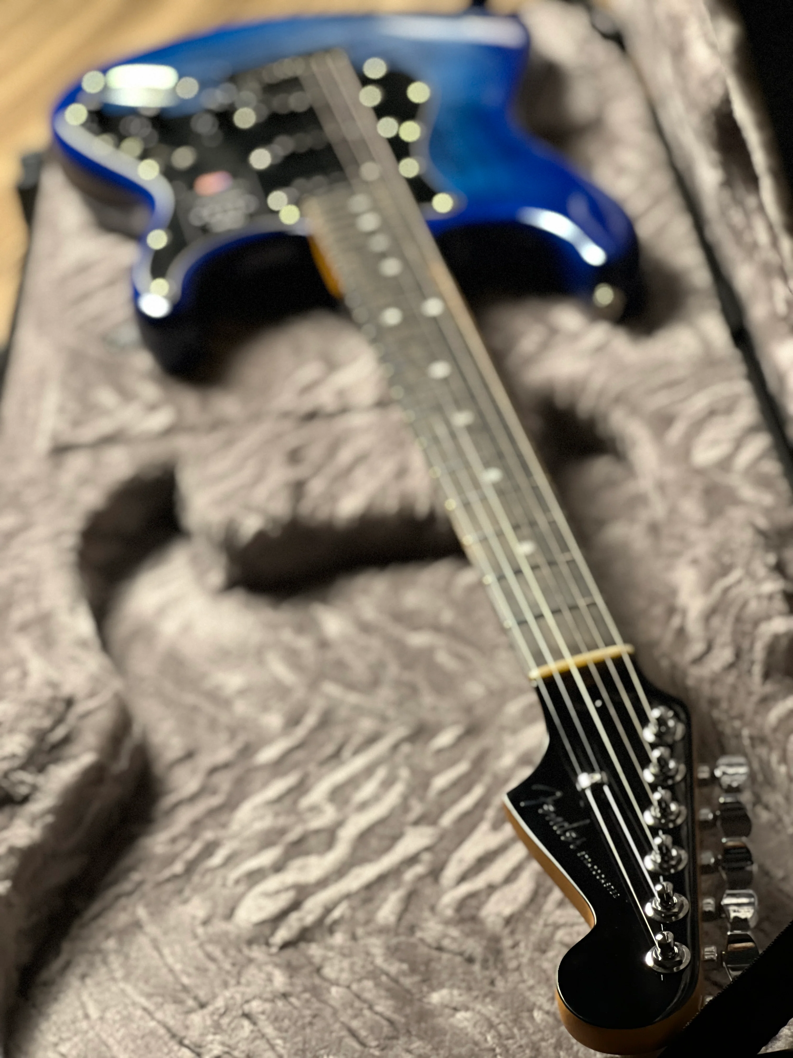 Fender American Ultra Limited Edition Stratocaster with Ebony FB in Denim Burst US23002770 - Image 5