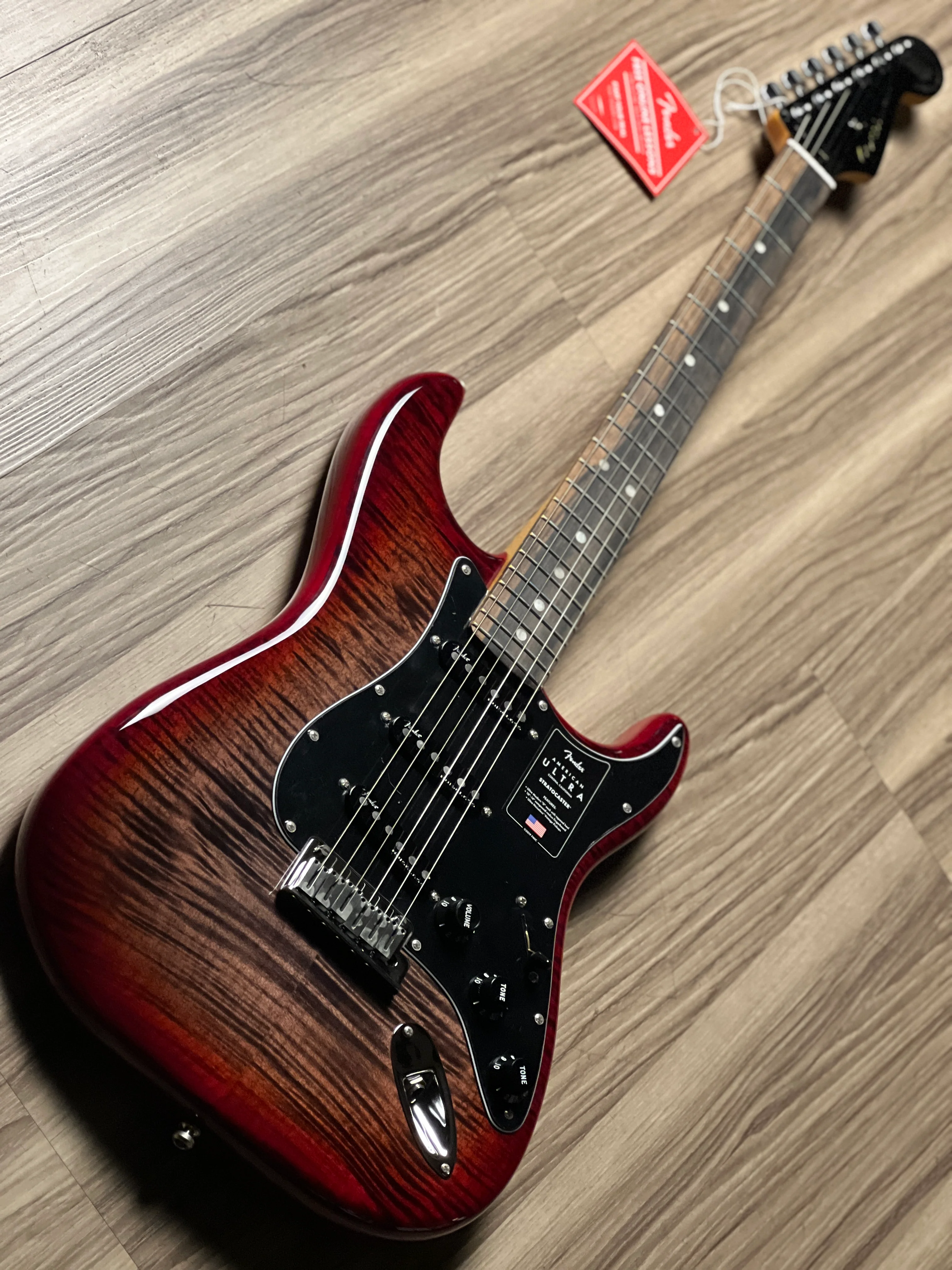Fender American Ultra Limited Edition Stratocaster With Ebony FB In Umbra Burst US22065847 - Image 8
