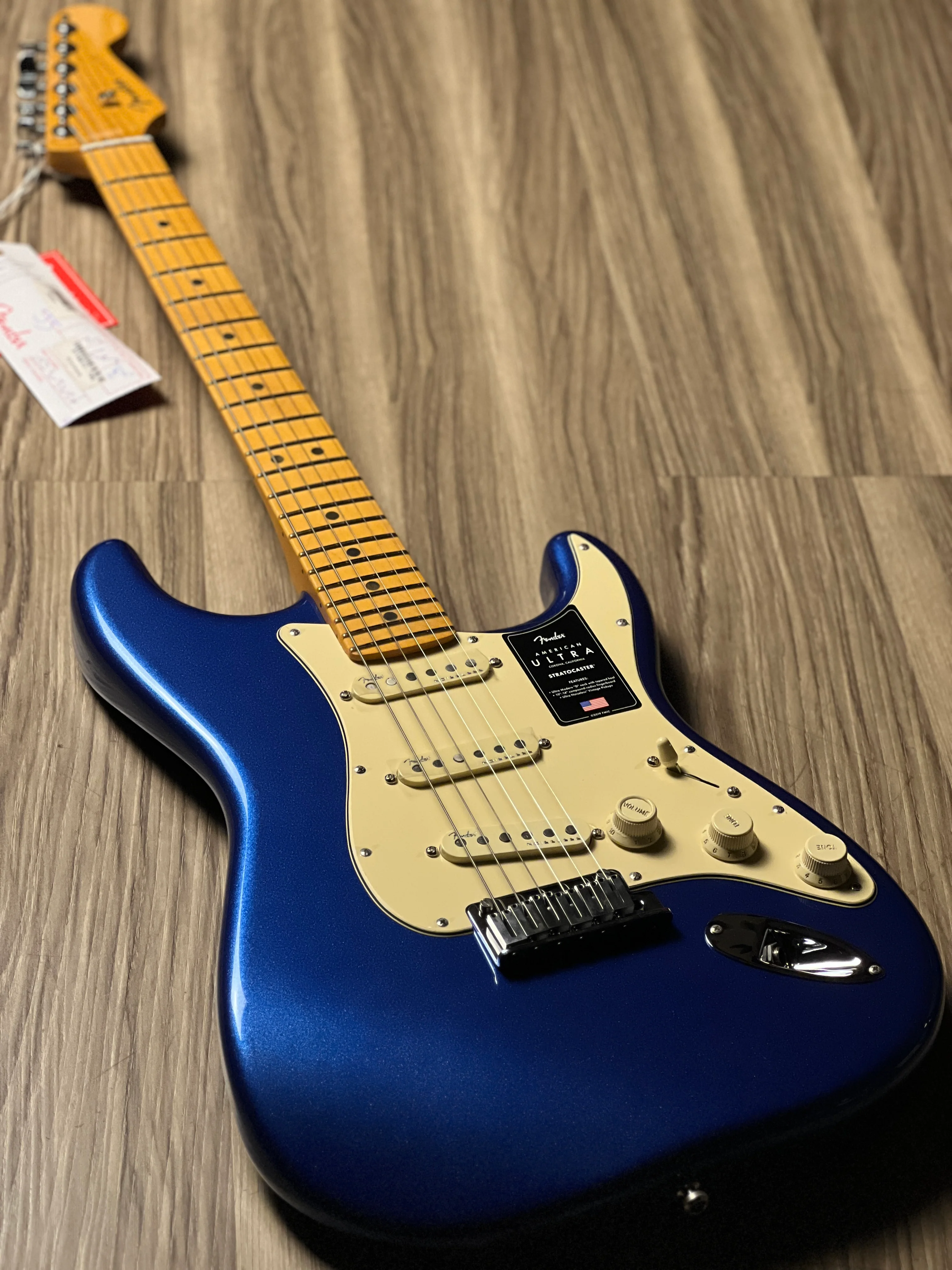 Fender American Ultra Stratocaster with Maple FB in Cobra Blue US23032026 - Image 8