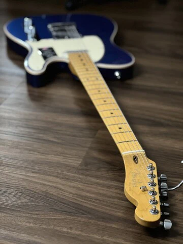 Fender American Ultra Telecaster with Maple FB in Cobra Blue - Image 6