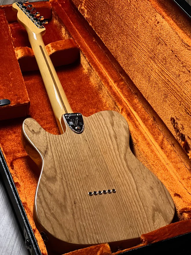 Fender American Vintage II 72 Telecaster Thinline Maple FB In Aged Natural - Image 5