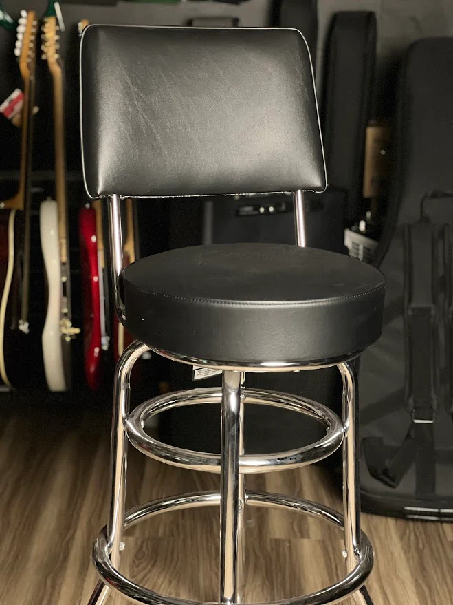 Fender Backrest Logo Barstool, 30 Inch - Image 3
