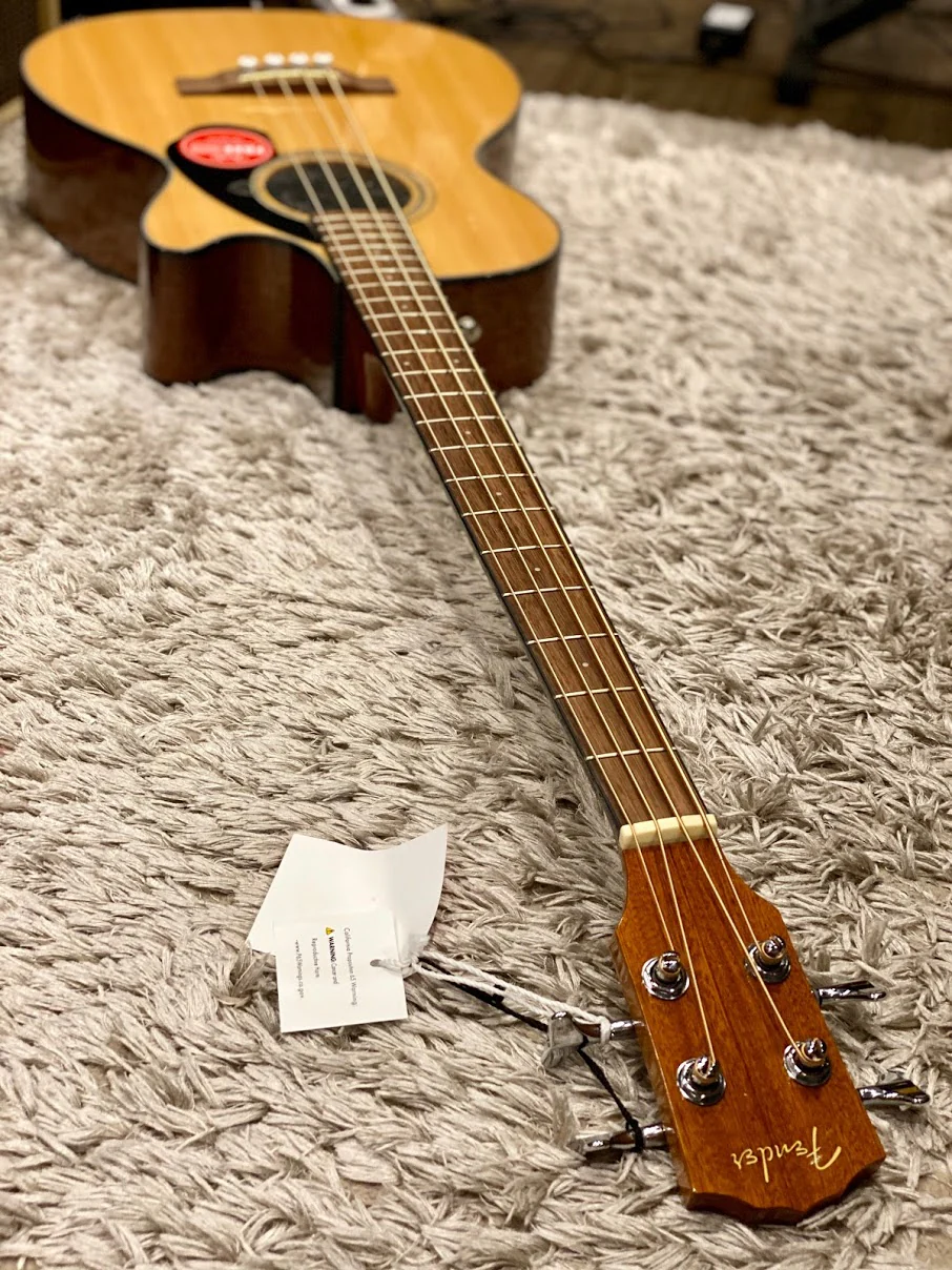 Fender CB-60SCE Acoustic Bass Natural - Image 3