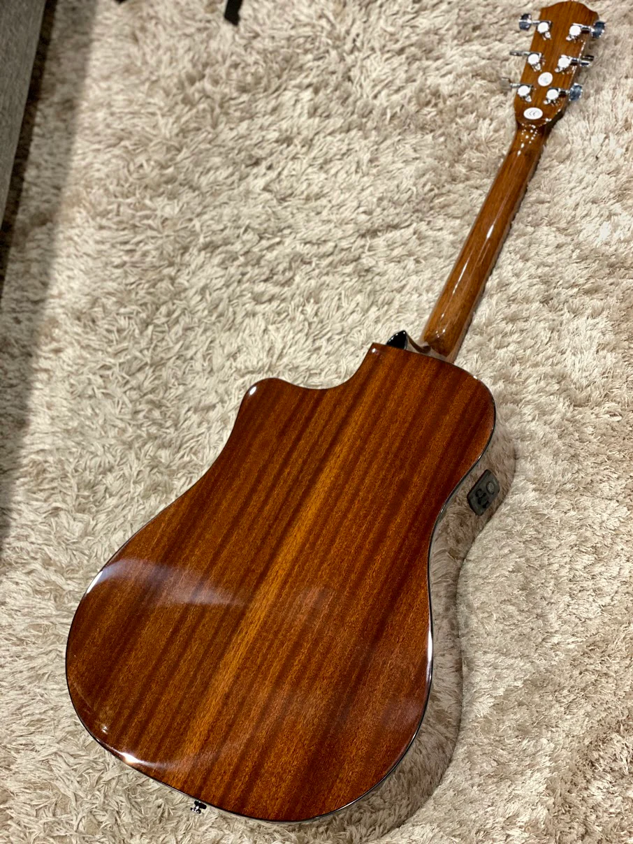 Fender CD-60 SCE Dreadnought Acoustic Electric in Natural - Image 3