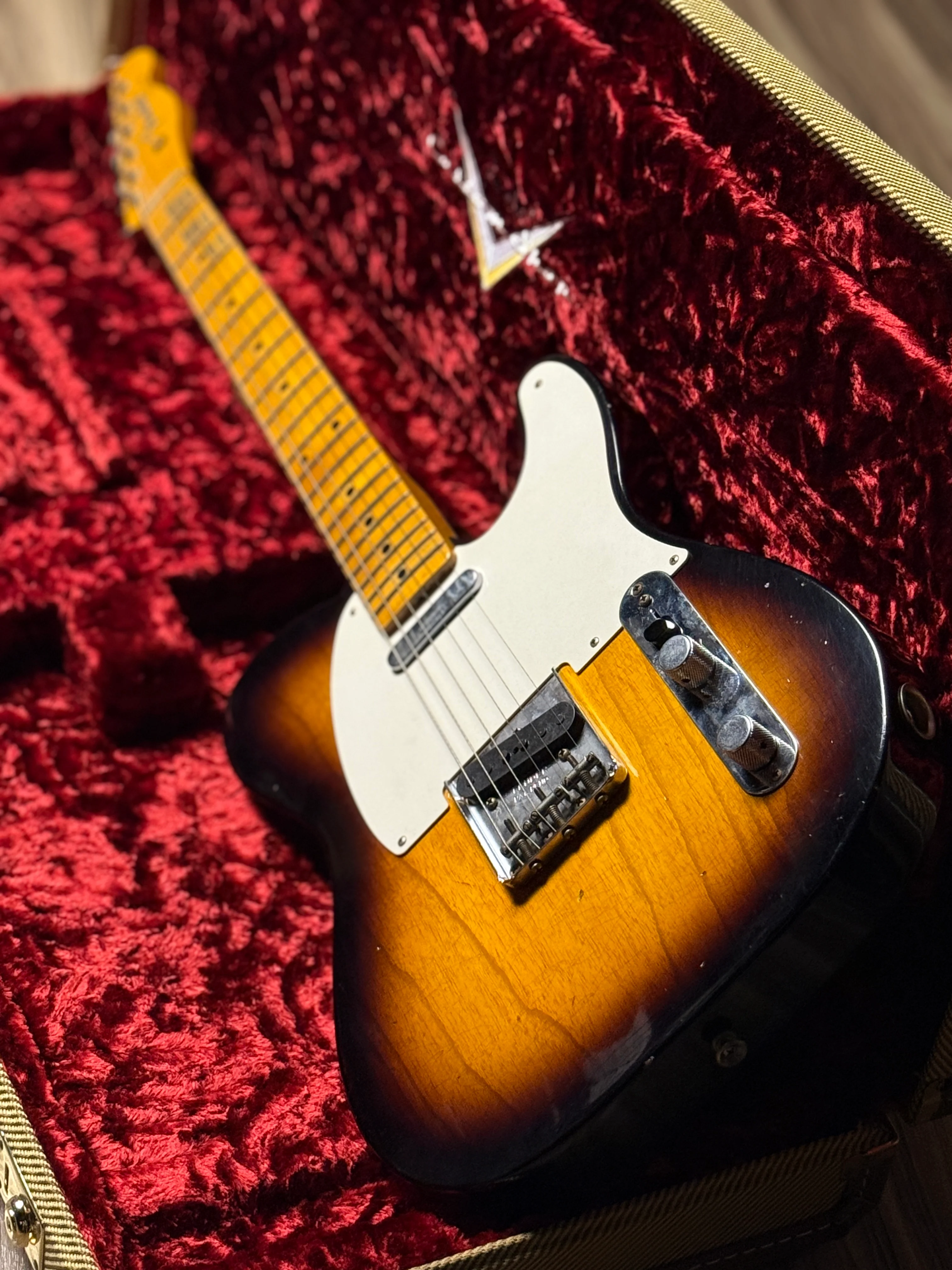 Fender Custom Shop 1957 Tele Journeyman Relic with Quartersawn Maple in Wide Fade 2-Color Sunburst - Image 5