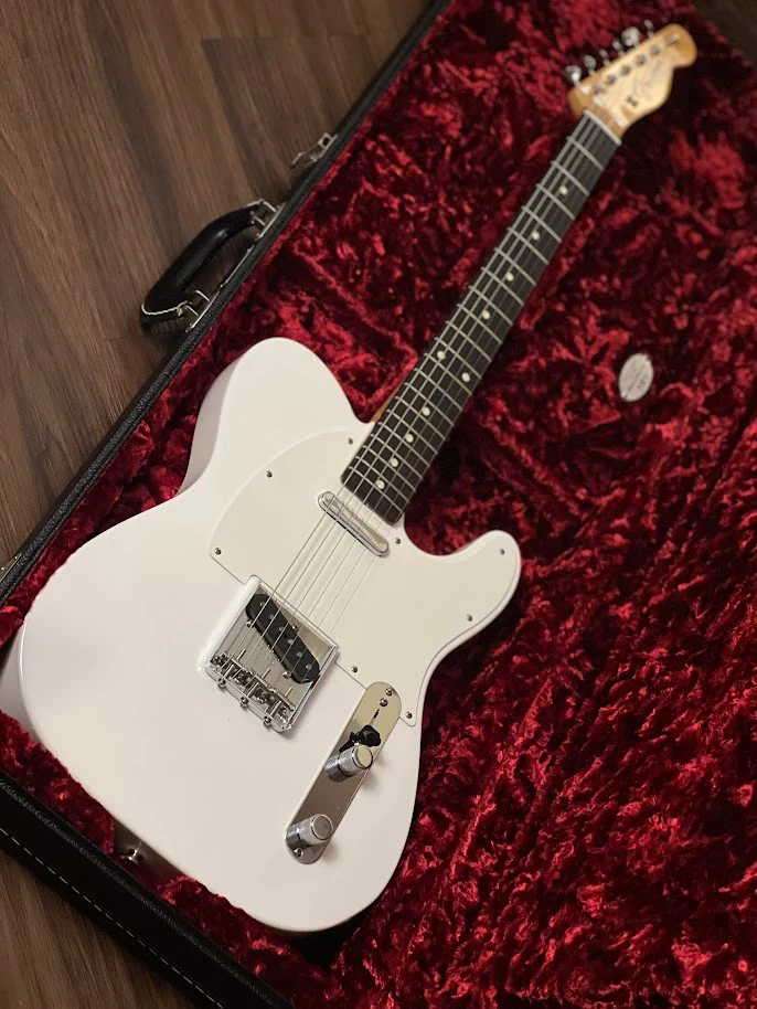 Fender Custom Shop 1959 Telecaster N.O.S. in Opaque White Blonde R90960 - Image 3