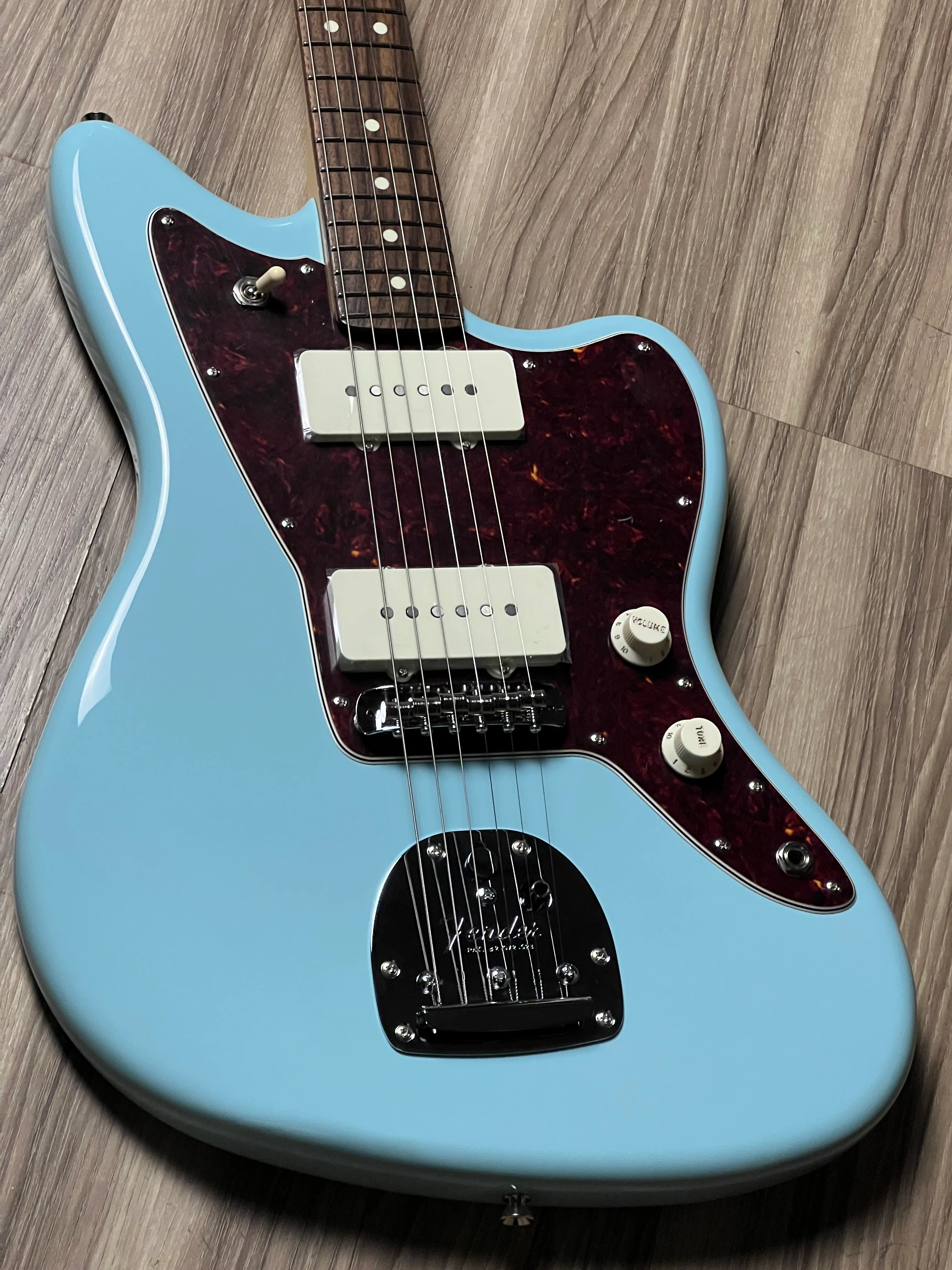 Fender FSR Collection Hybrid II Jazzmaster With RW FB in Daphne Blue JD23018862 - Image 4