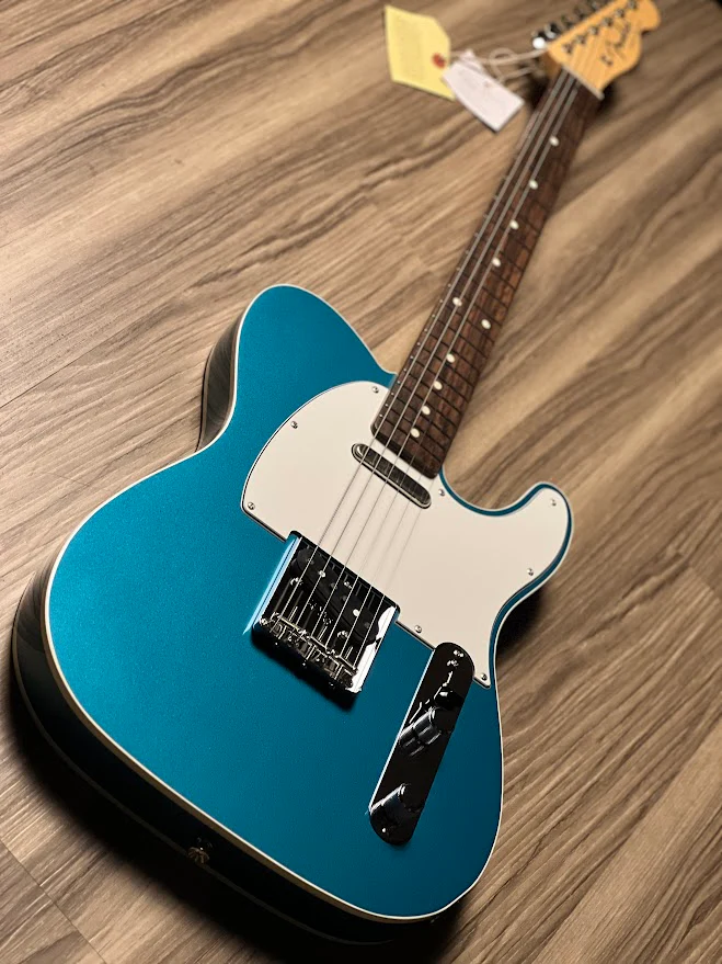 Fender Japan MIJ FSR Collection Traditional 60s Telecaster Custom with Rosewood FB in Ocean Turquoise Metallic - Image 2