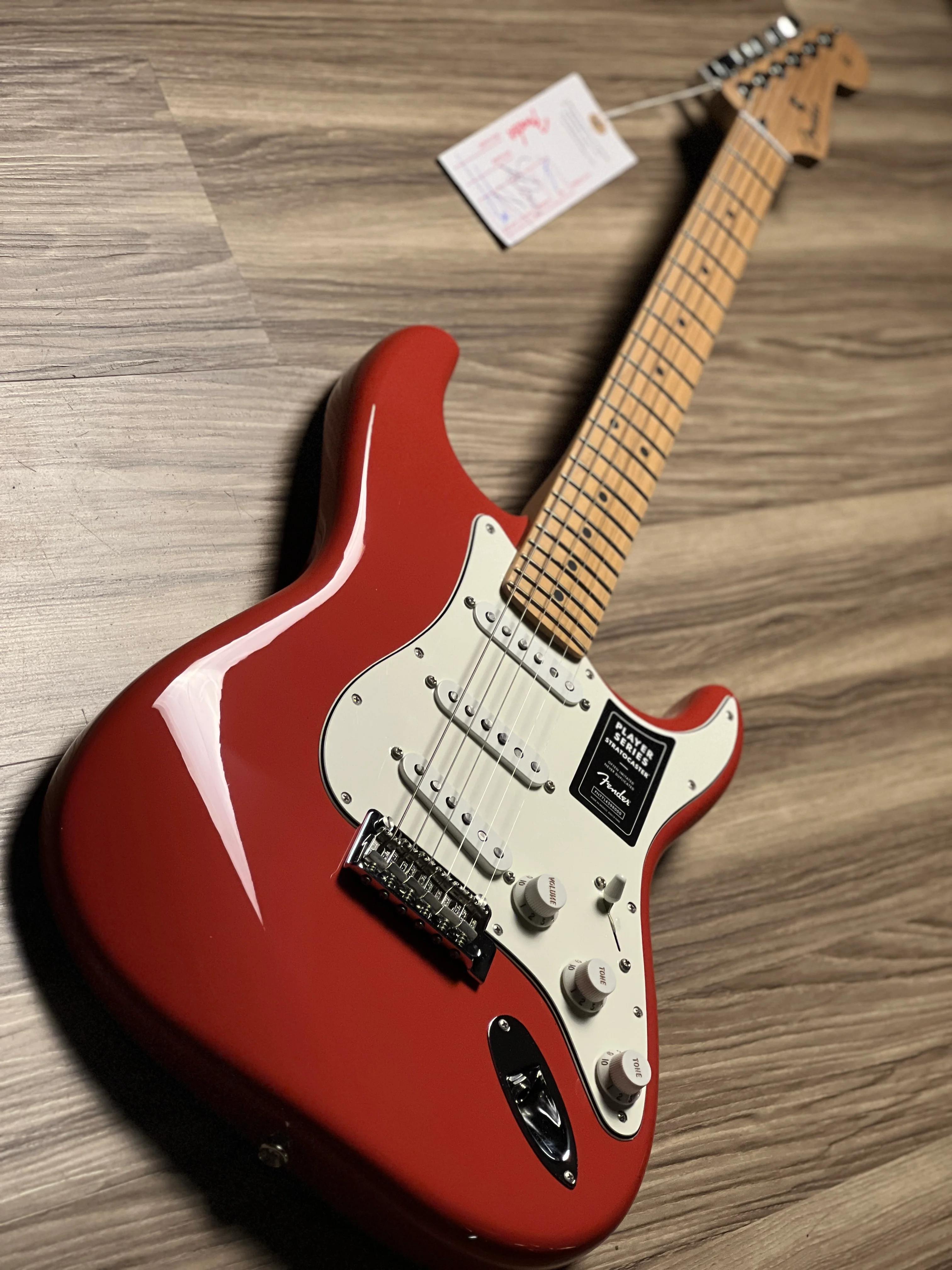Fender FSR Player Stratocaster Fat 50s with Roasted Maple FB in Fiesta Red - Image 3