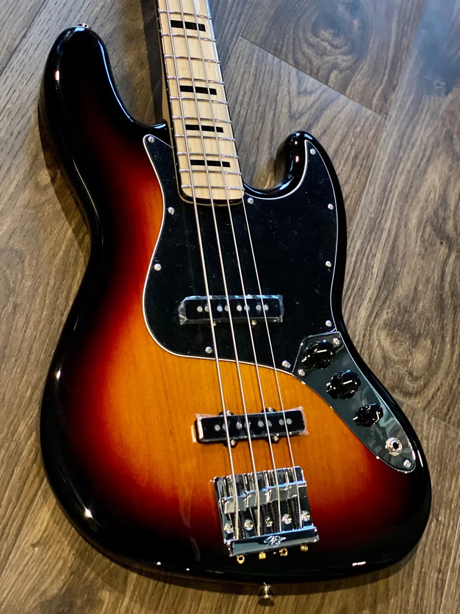 Fender Geddy Lee Jazz Bass Maple FB in 3-Color Sunburst - Image 2