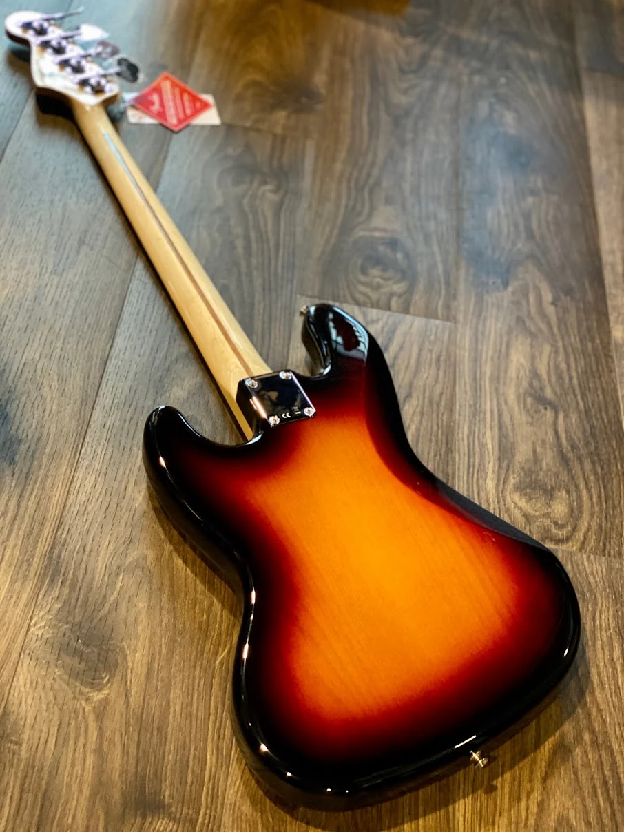 Fender Geddy Lee Jazz Bass Maple FB in 3-Color Sunburst - Image 3