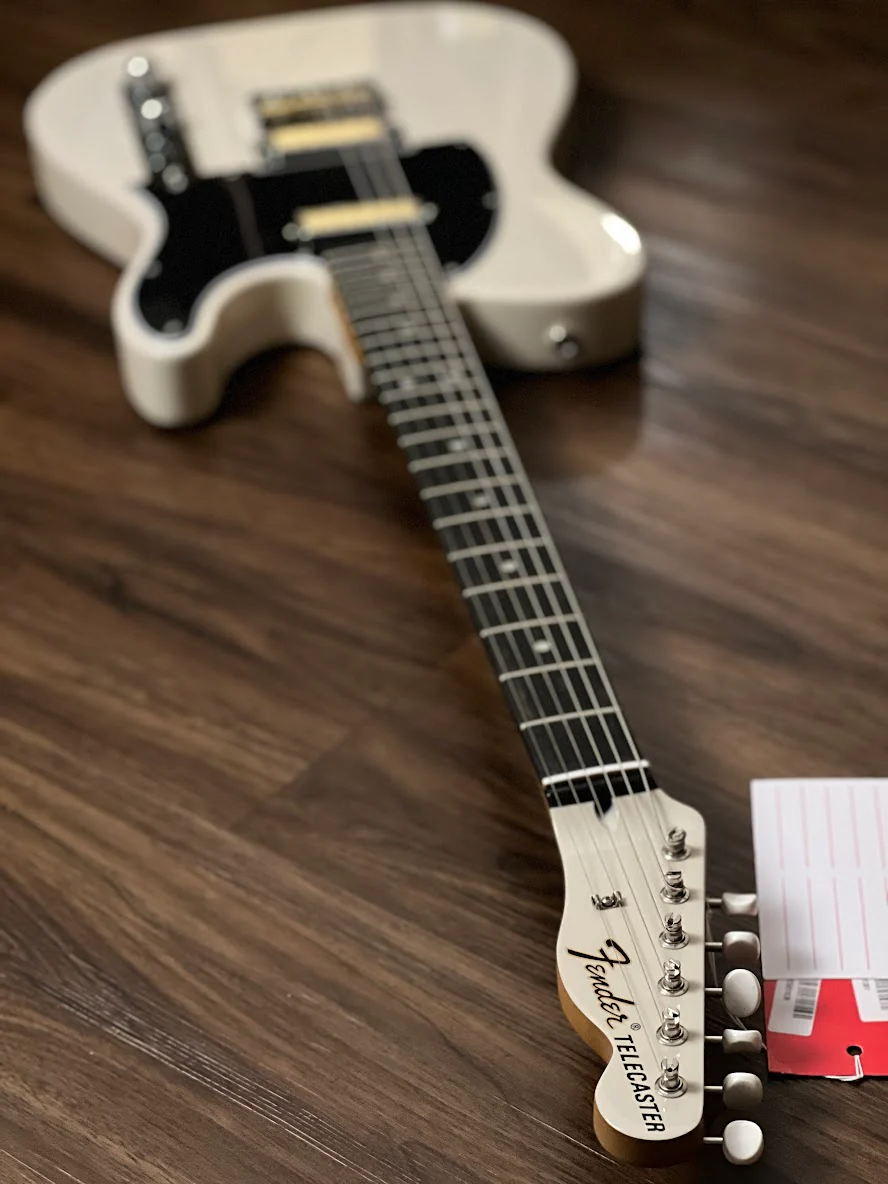 Fender Gold Foil Telecaster with Ebony FB in White Blonde - Image 4