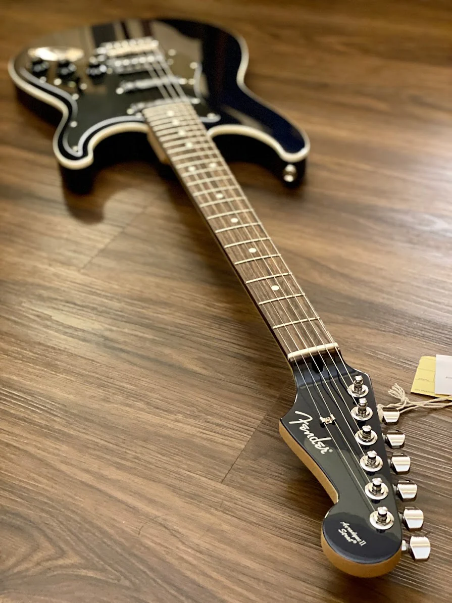Fender Japan Aerodyne II HSS Stratocaster Medium Scale - Gun Metal Blue - Image 5