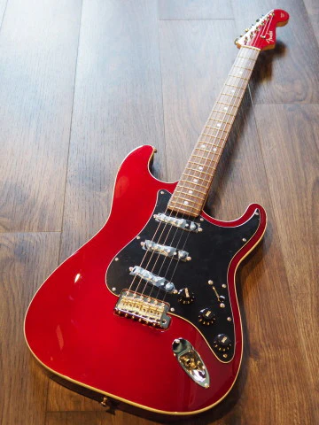 Fender Japan Aerodyne Stratocaster Medium Scale Rosewood Old Candy Apple - Image 3