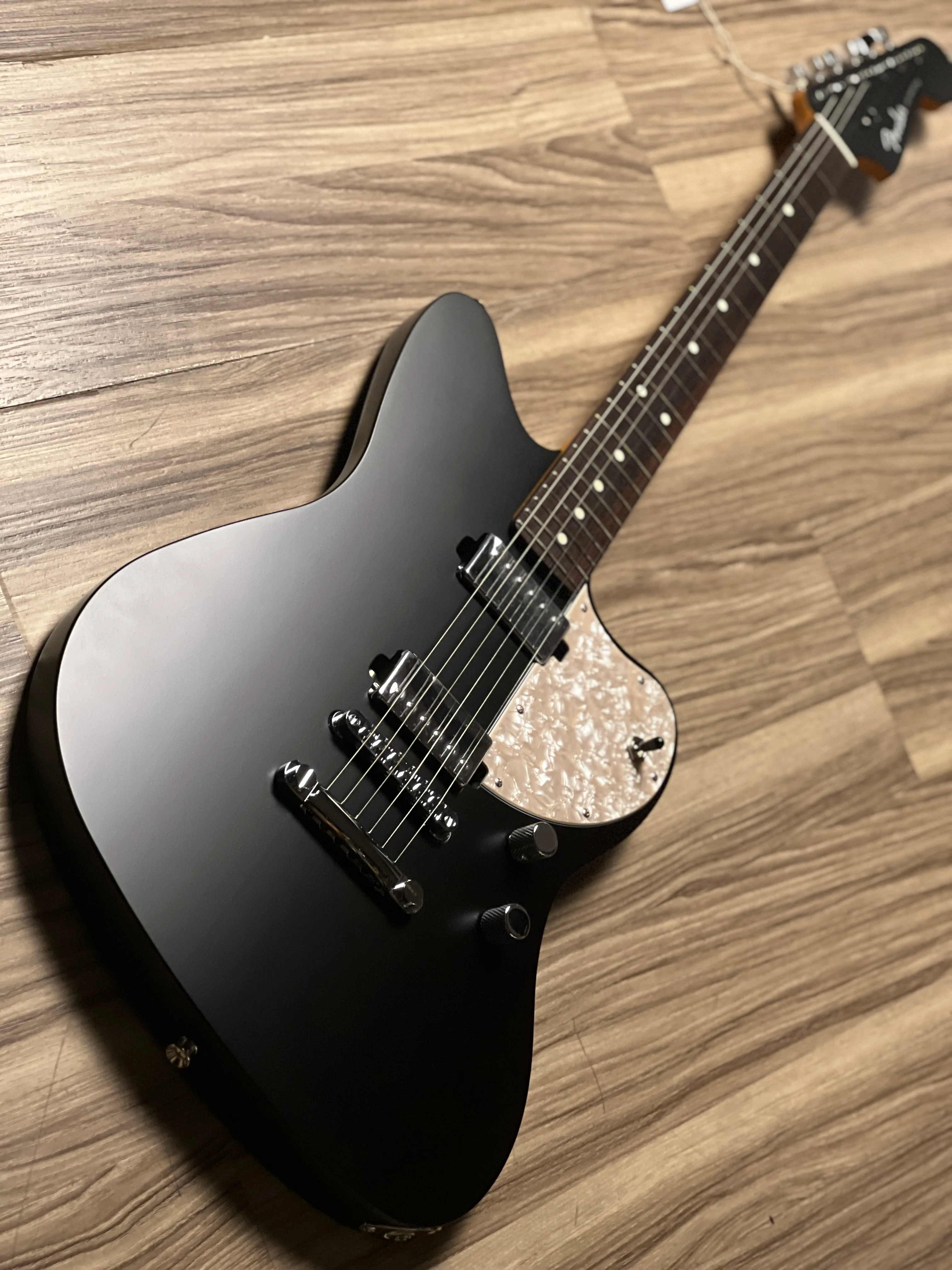 Fender Japan Elemental Jazzmaster HH with RW FB in Stone Black JD22029631 - Image 4