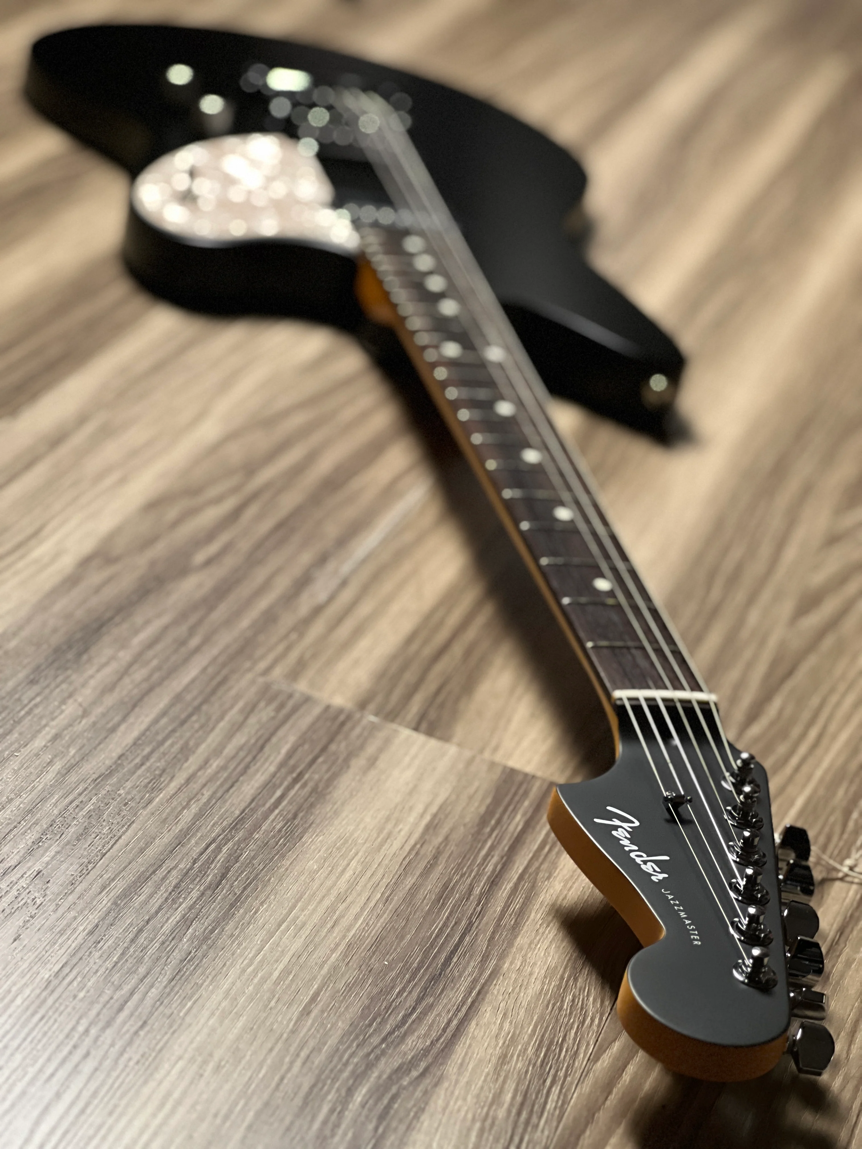 Fender Japan Elemental Jazzmaster HH with RW FB in Stone Black JD22029631 - Image 7