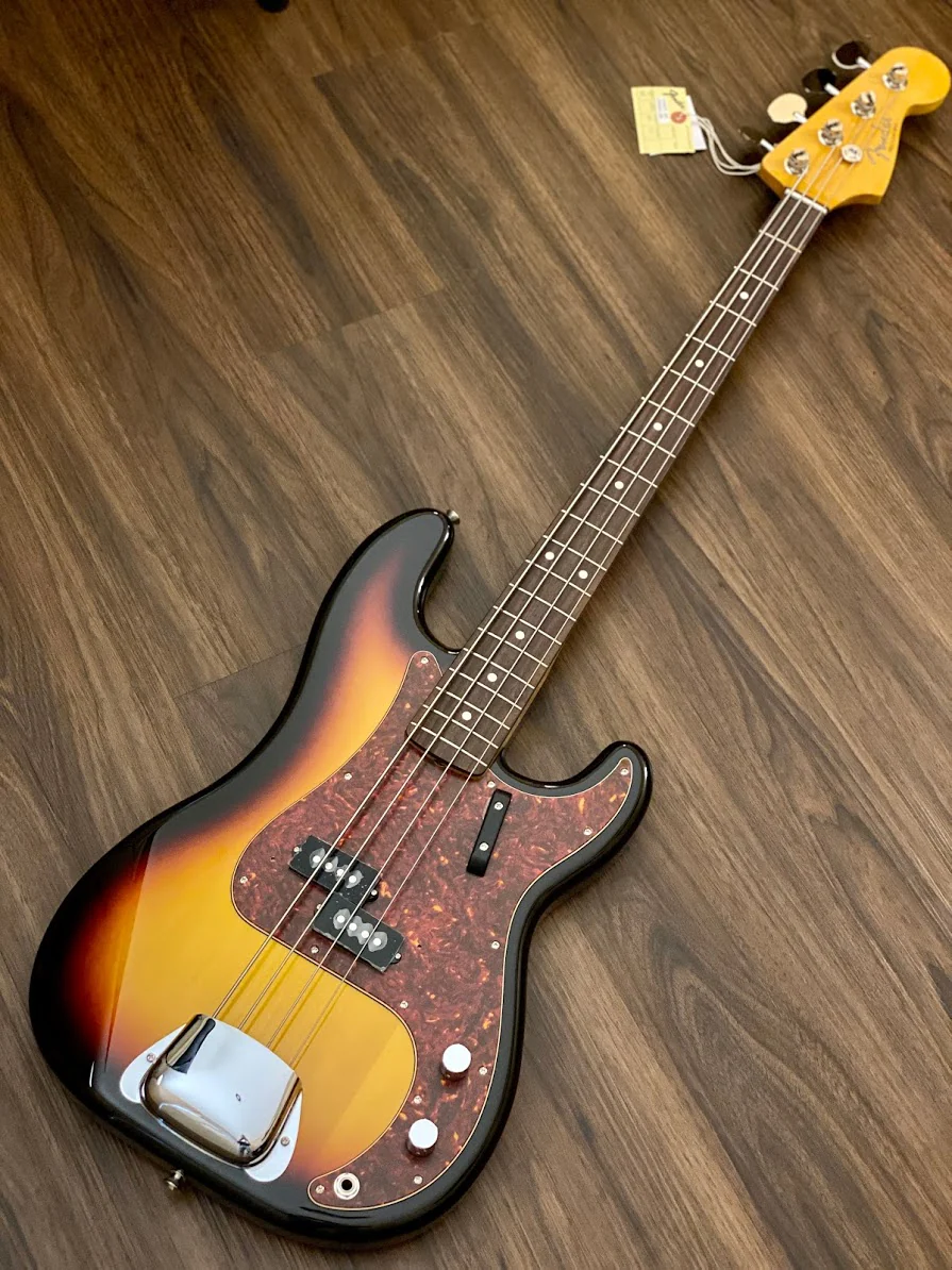 Fender Japan Hama Okamoto Signature Precision Bass in 3 Color Sunburst with Rosewood FB