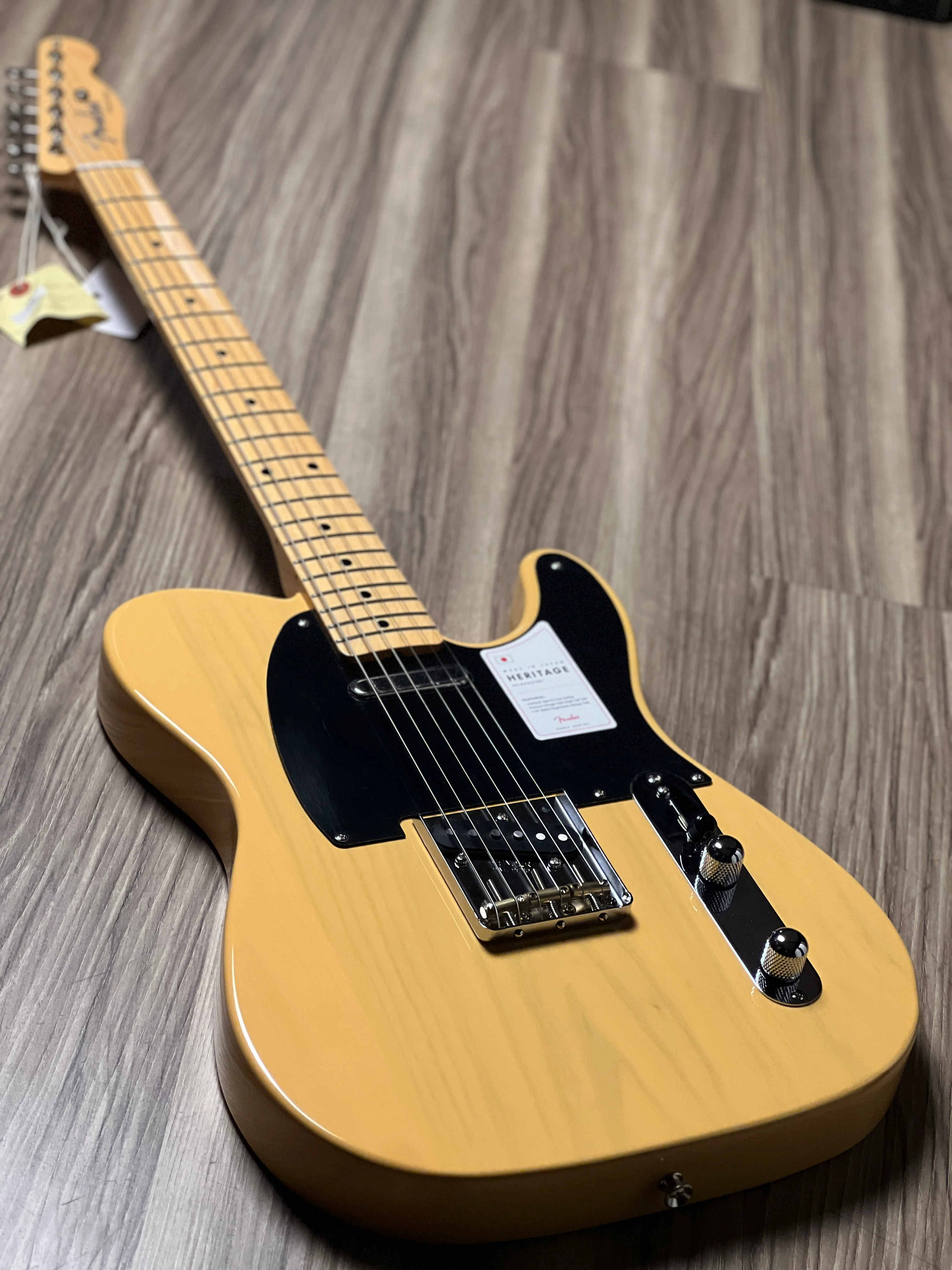 Fender Japan Heritage 50s Telecaster with Maple FB in Butterscotch Blonde JD24007834 - Image 2