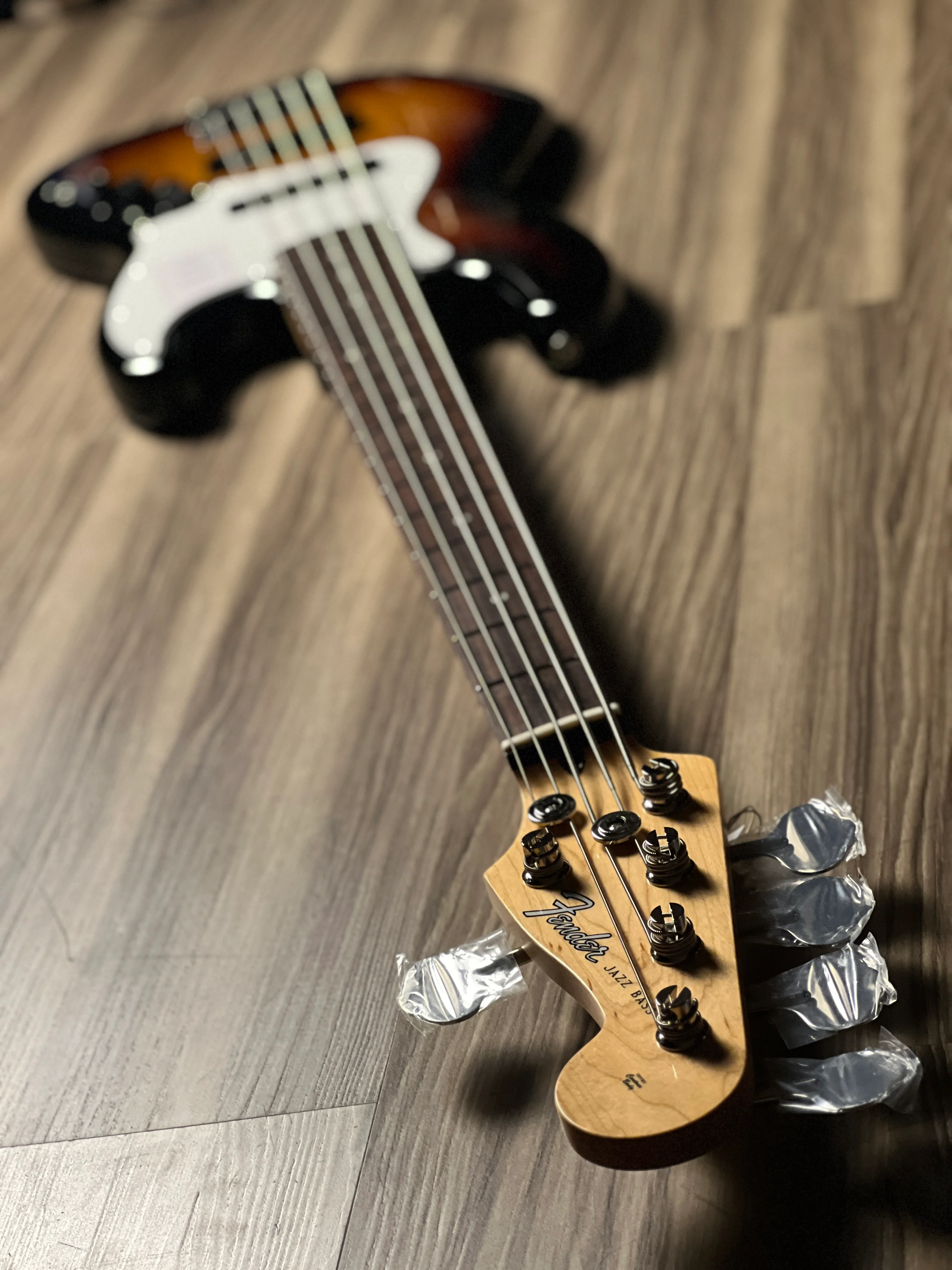 Fender Japan Hybrid II Jazz Bass V Guitar with RW FB in 3-Color Sunburst JD24002016 - Image 7