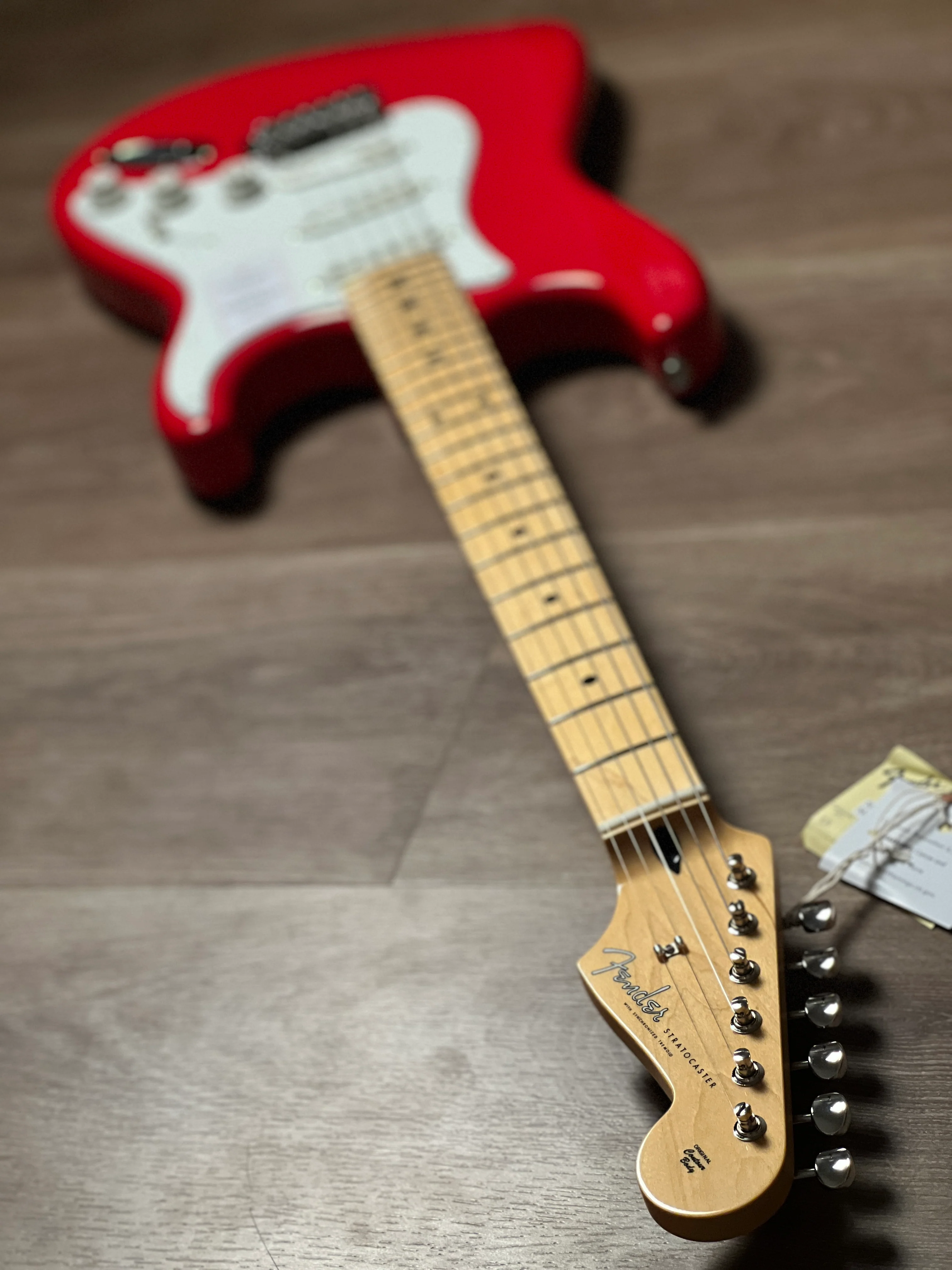 Fender Japan Hybrid II Stratocaster with Maple FB in Modena Red JD24021109 - Image 6